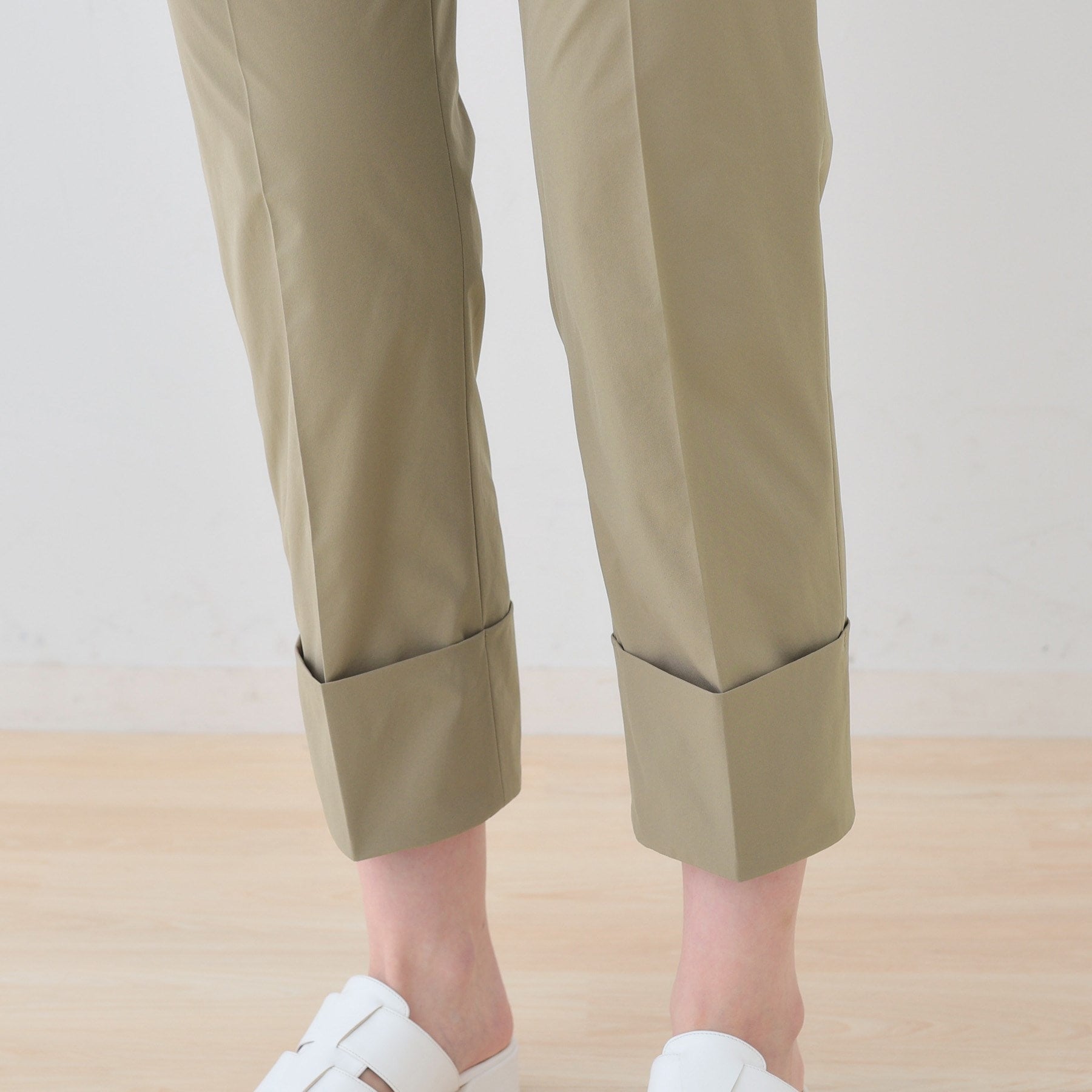 インディヴィ INDIVI 【撥水/UV/SETUP可能】アクティブパンツ (ブラック(019)) ブラック(019)