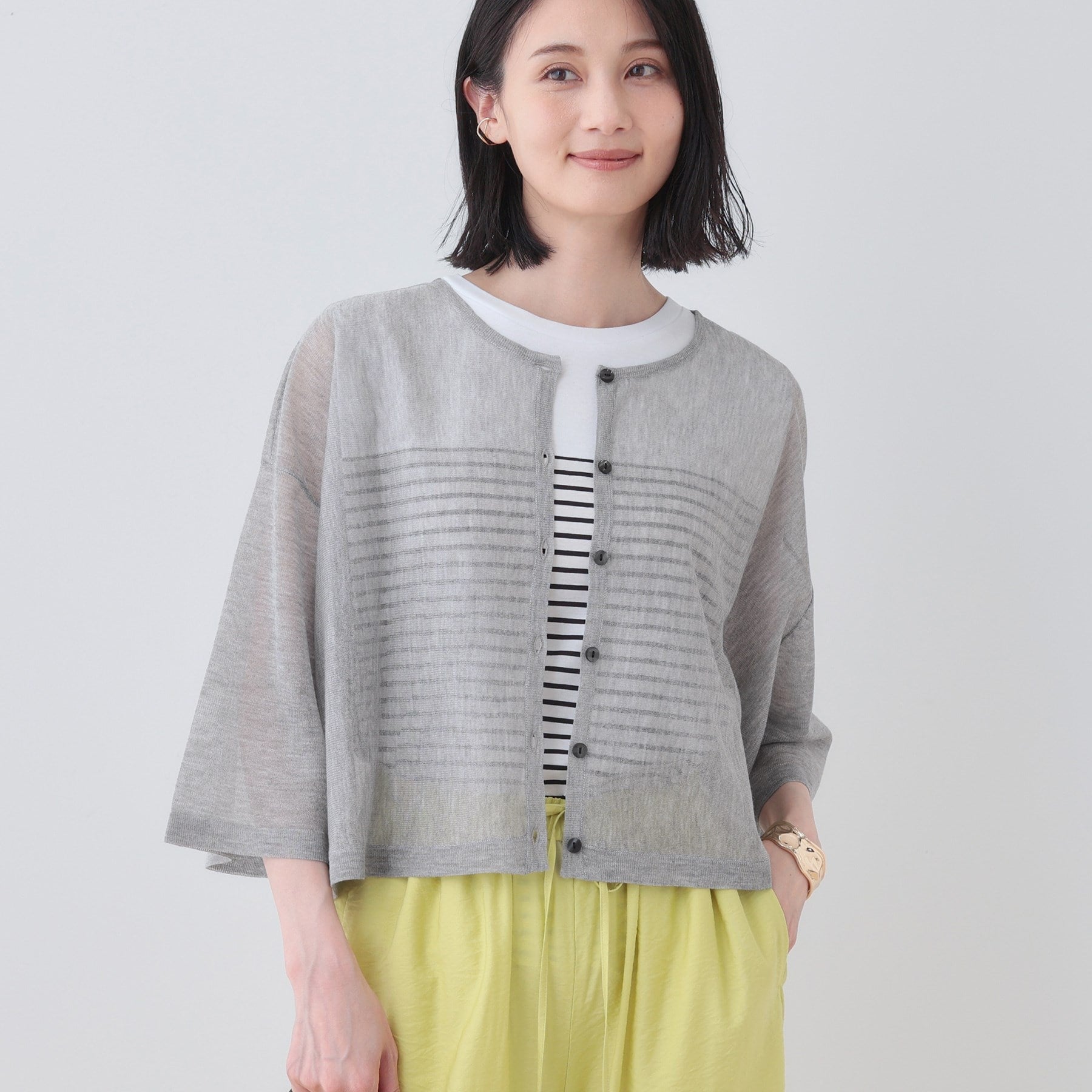 インディヴィ INDIVI 【2点セット】前後2WAYニットワンピース (ブラック(019)) ブラック(019)