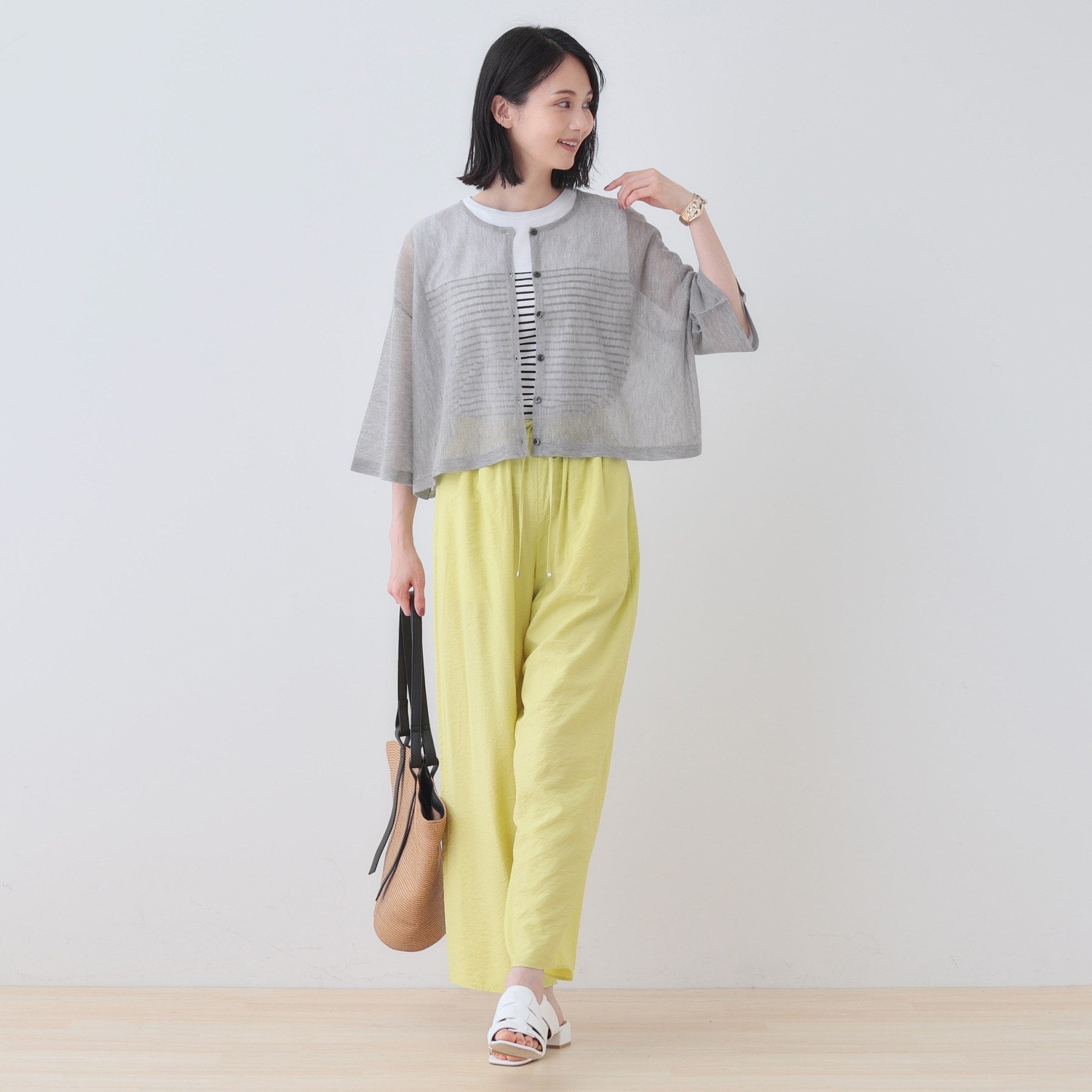 インディヴィ INDIVI 【2点セット】前後2WAYニットワンピース (ブラック(019)) ブラック(019)