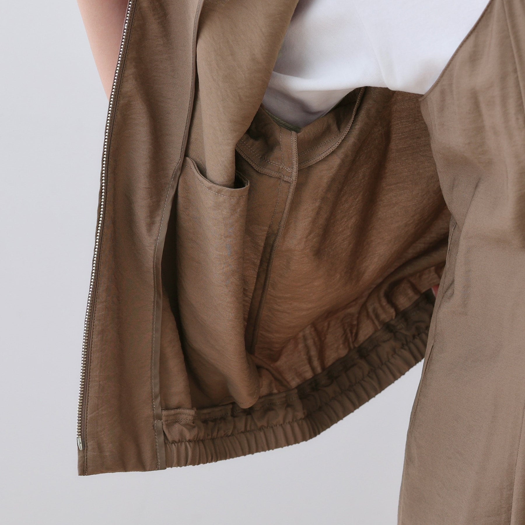 インディヴィ INDIVI ワッシャーブルゾン (ブラック(019)) ブラック(019)