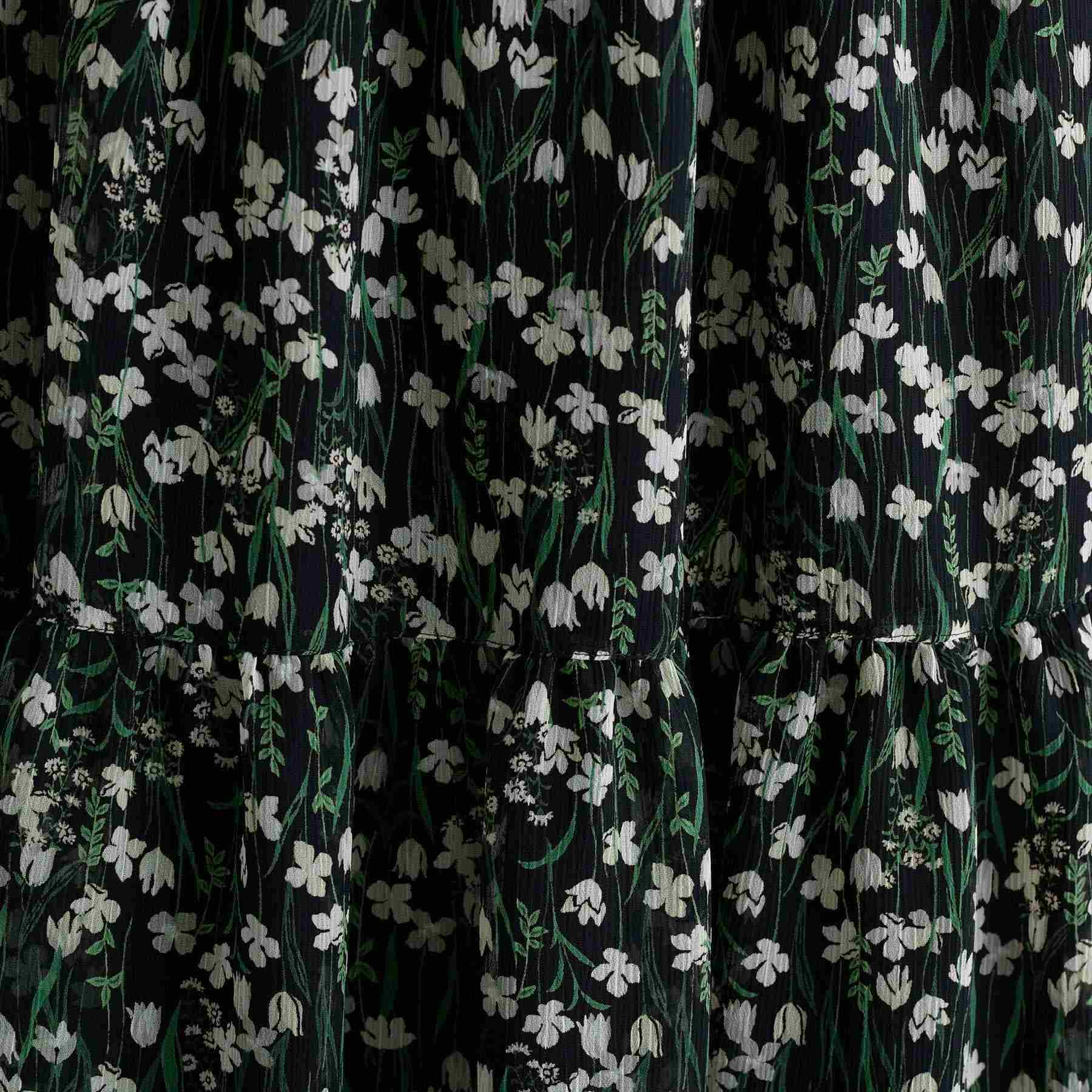 インディヴィ INDIVI 【セットアップ可能】フラワーシフォンスカート (ライトベージュ(151)) ライトベージュ(151)