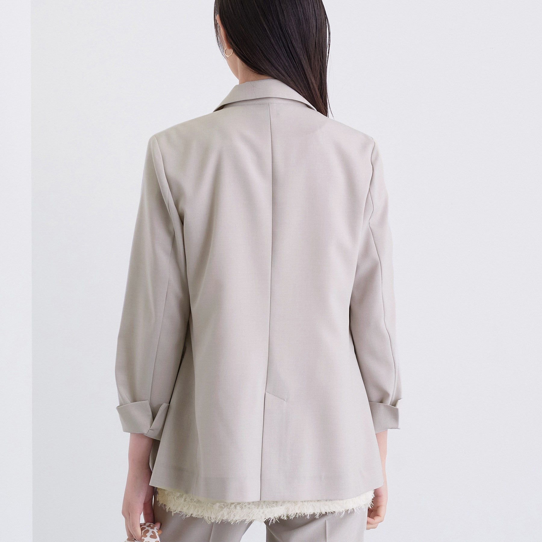 インディヴィ INDIVI 【UVケア】ライトダブルジャケット (ネイビー(094)) ネイビー(094)