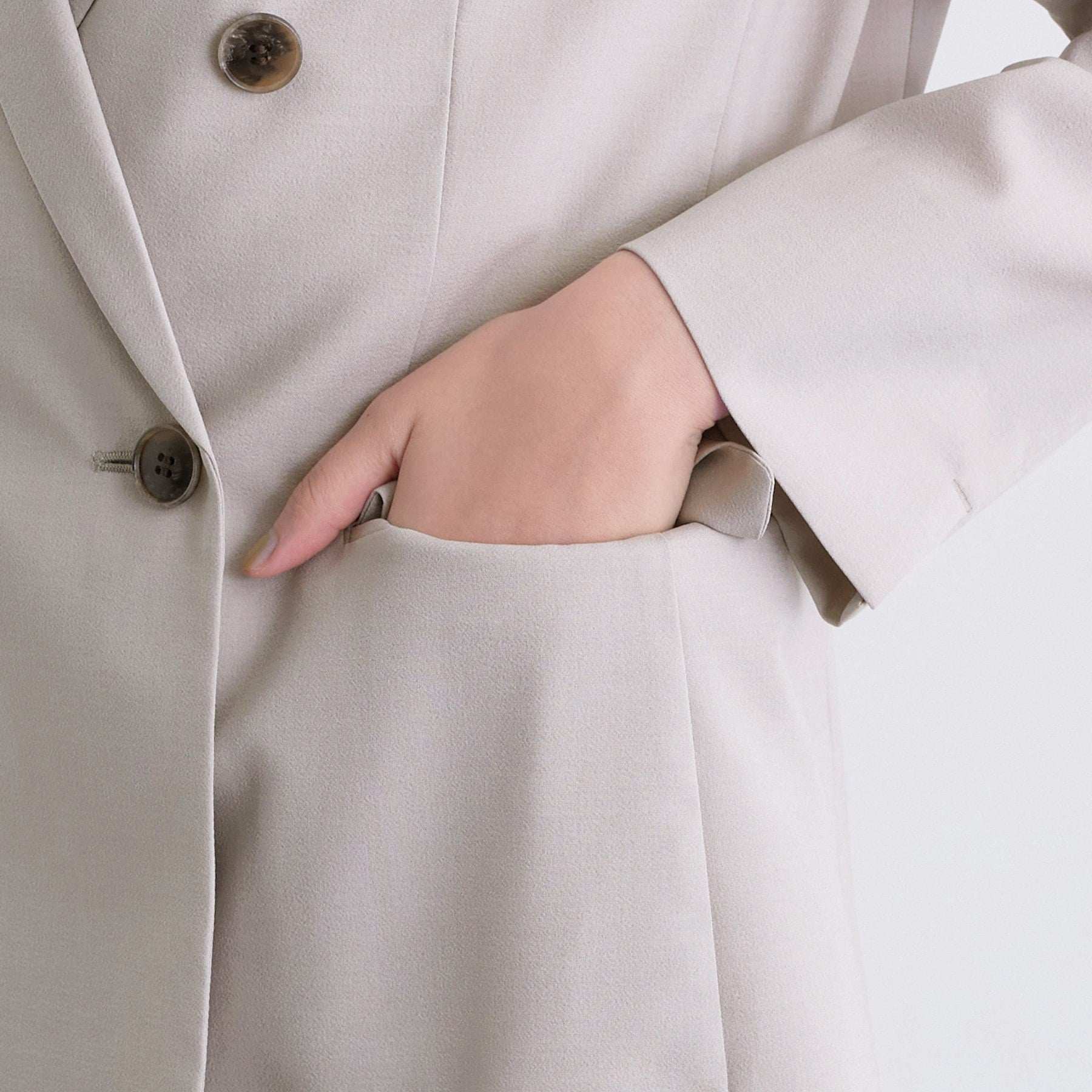 インディヴィ INDIVI 【UVケア】ライトダブルジャケット (ネイビー(094)) ネイビー(094)