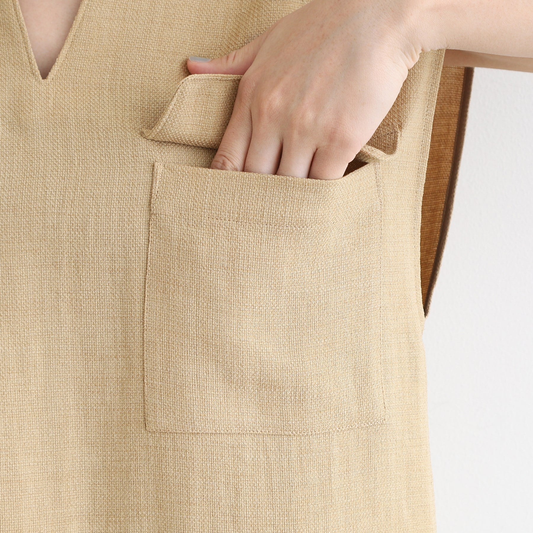 インディヴィ INDIVI 【洗える/日本製/SETUP可能】トリアセテート混ベストブラウス (オーク(034)) オーク(034)