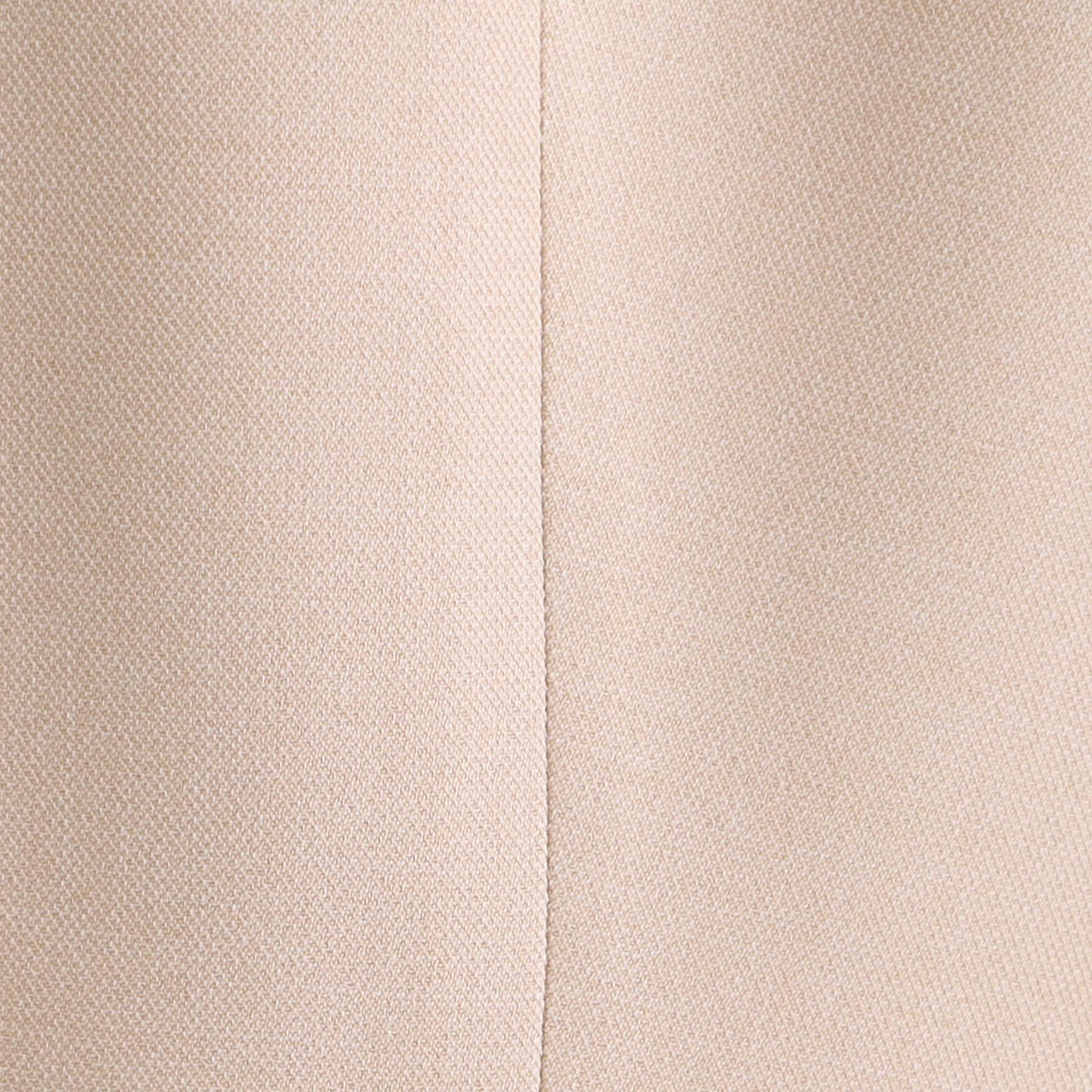 インディヴィ INDIVI 【洗える/UVケア/定番スーツ】ウール調ノーカラージャケット (ピンクベージュ(053)) ピンクベージュ(053)