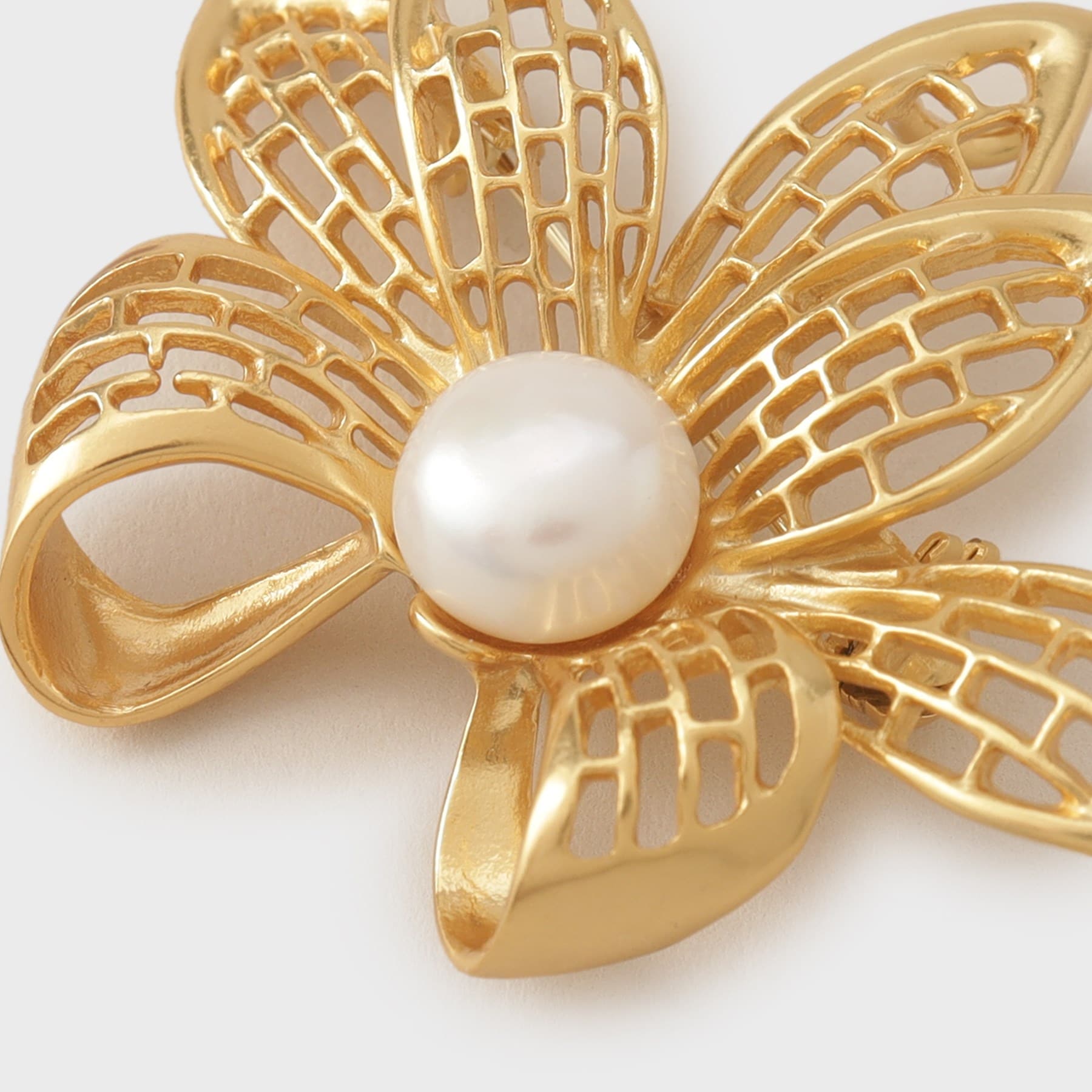 ギャレスト GALLEST ゴールドカラーブローチ (ゴールド(007)) ゴールド(007)