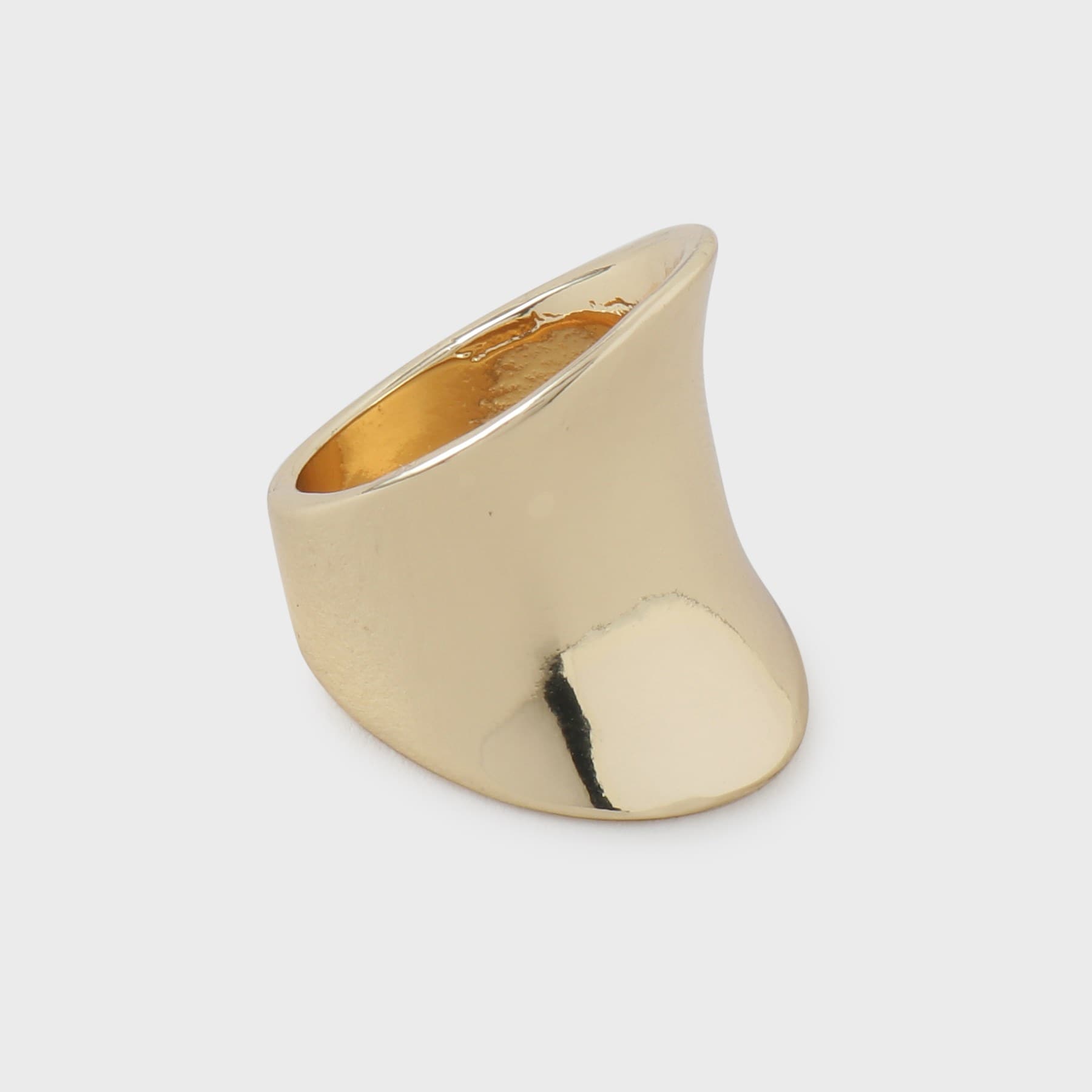 ギャレスト GALLEST プレートリング (ゴールド(007)) ゴールド(007)