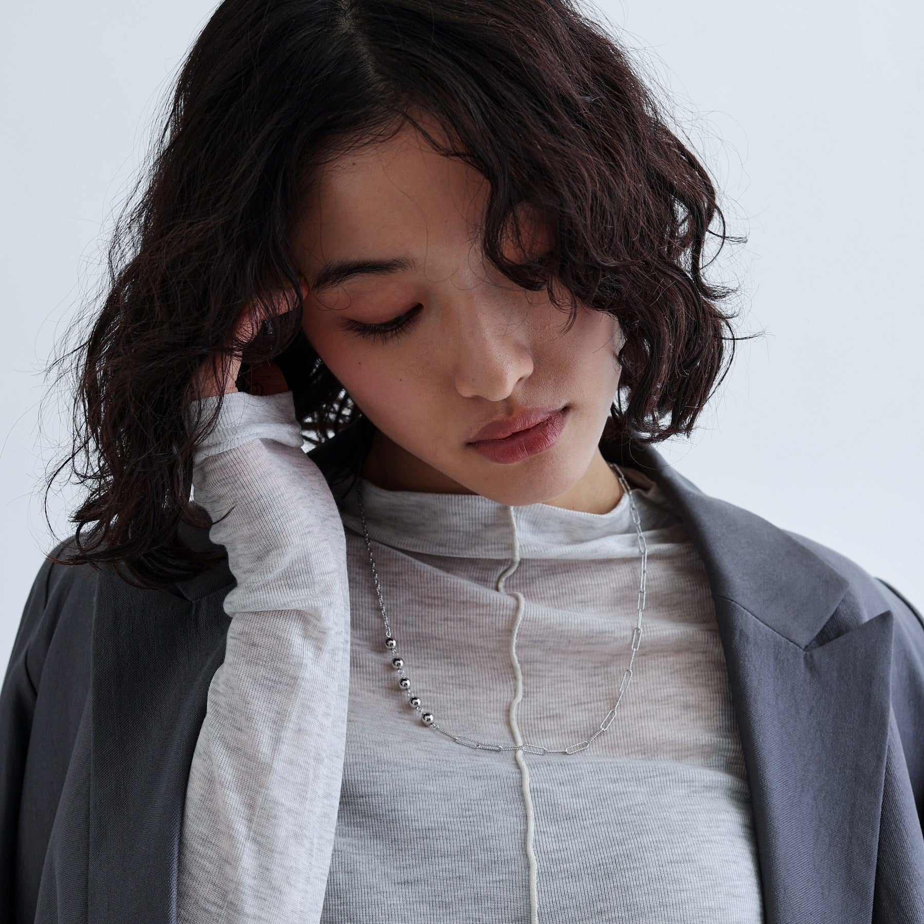 ギャレスト GALLEST トリプルチェーンネックレス (ゴールド(007)) ゴールド(007)