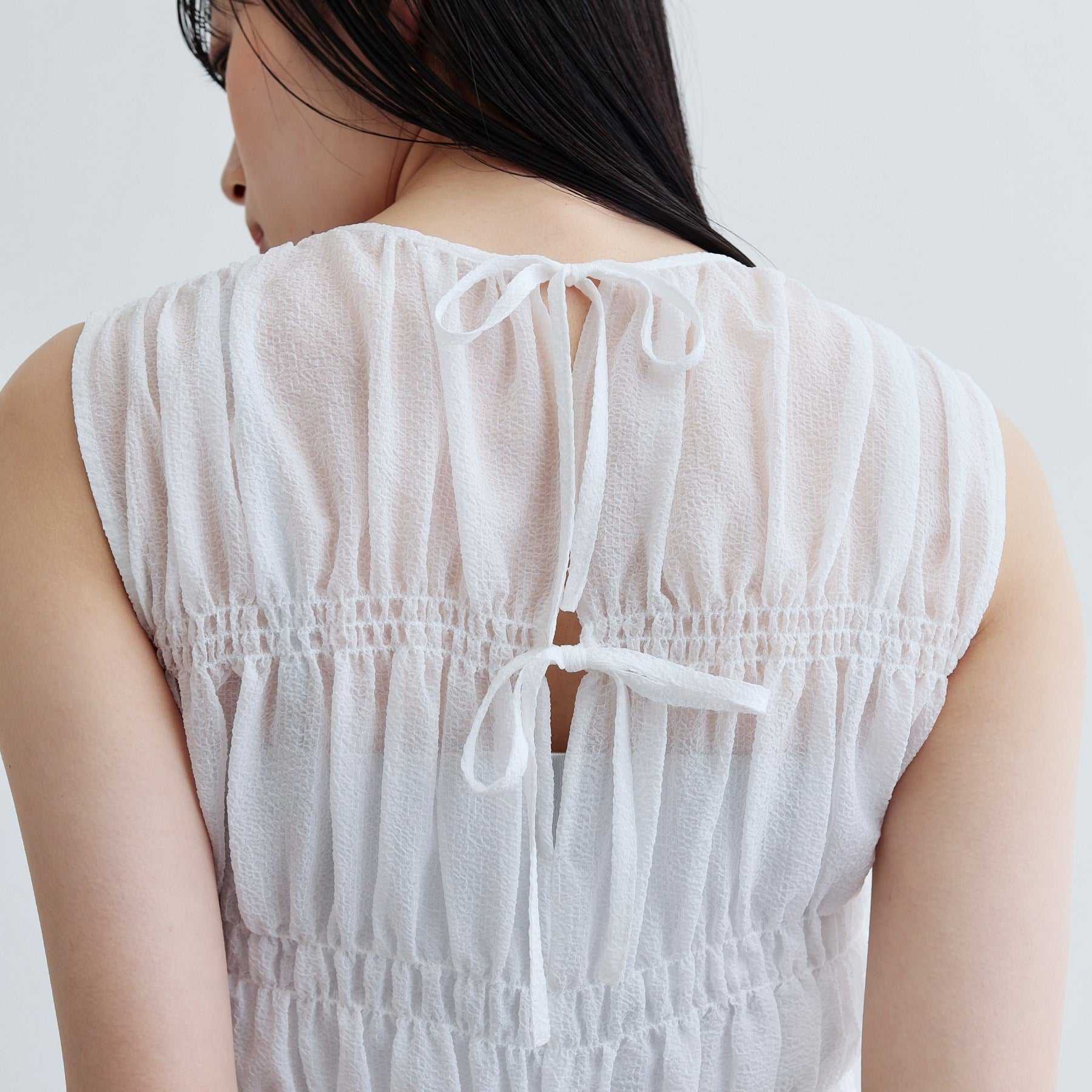 ギャレスト GALLEST ワッシャーティアードブラウス (ライトピンク(070)) ライトピンク(070)