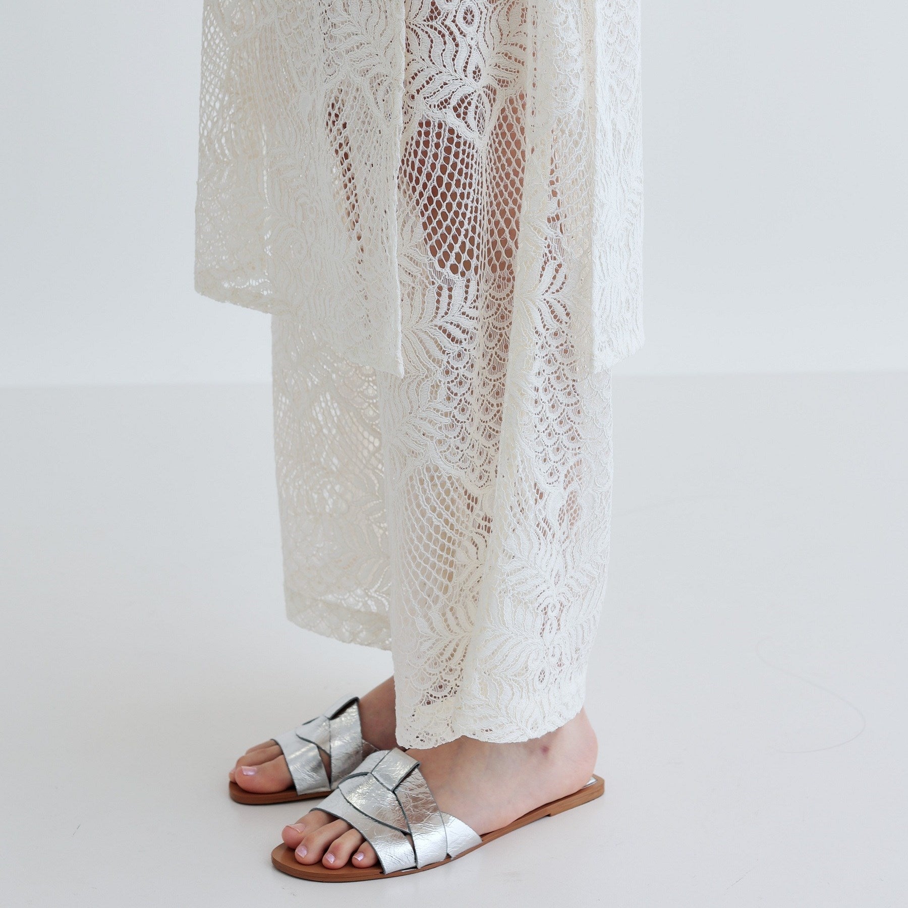 ギャレスト GALLEST ラップスカート付きレースパンツ (ブラック(019)) ブラック(019)