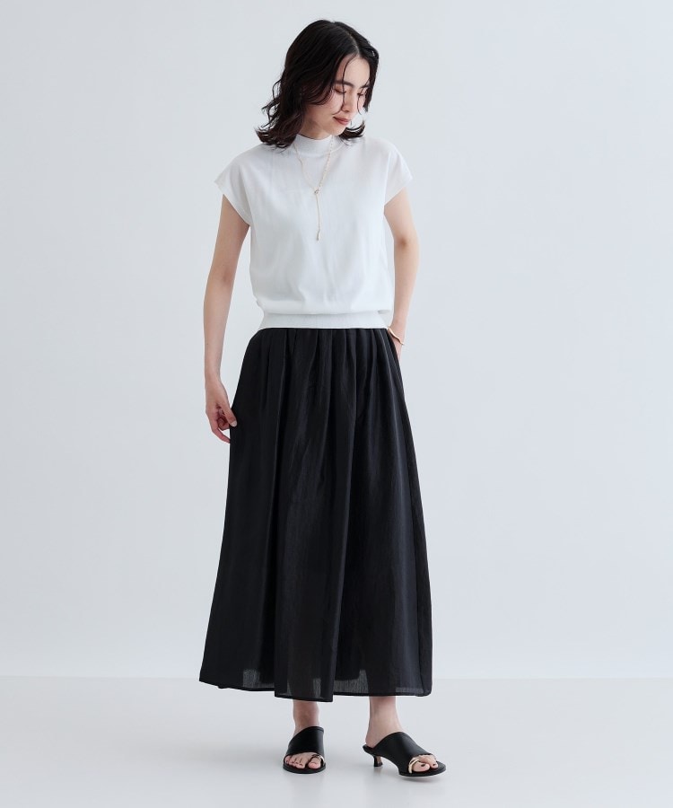 ギャレスト GALLEST 【UVカット/接触冷感】ノースリーブニット (ラベンダー(080)) ラベンダー(080)