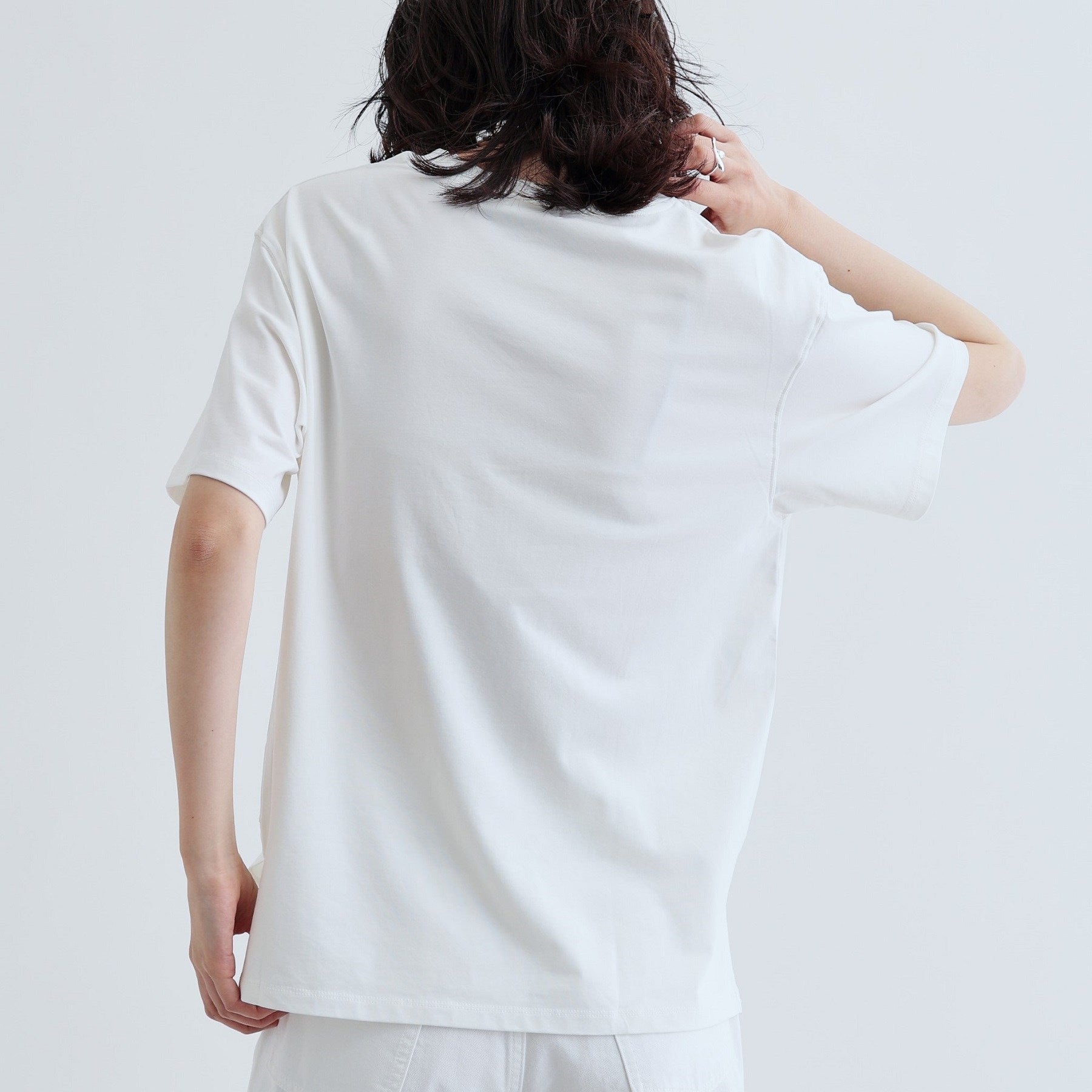 ギャレスト GALLEST 【接触冷感】箔プリントロゴTシャツ (ホワイト(001)) ホワイト(001)