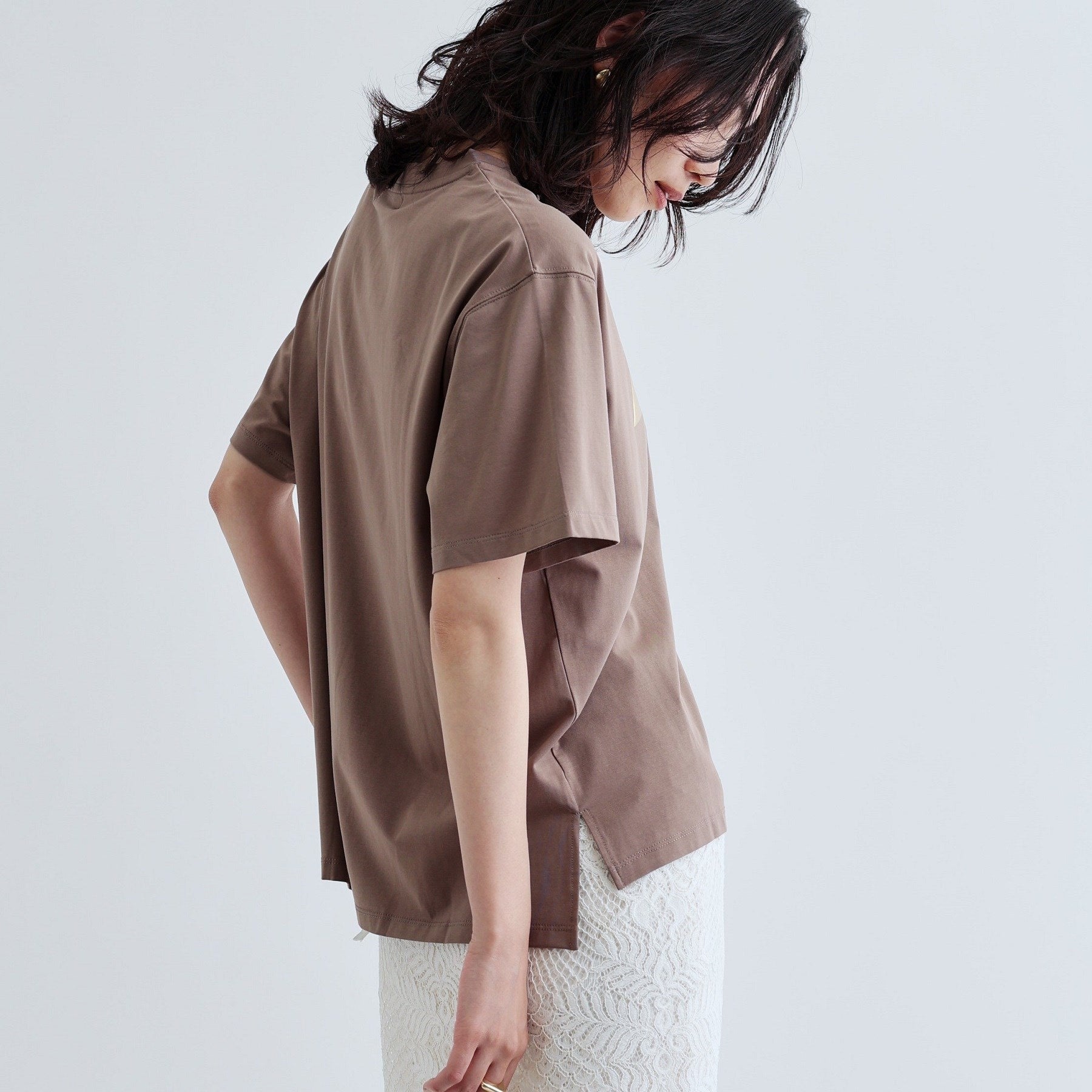 ギャレスト GALLEST 【接触冷感】箔プリントロゴTシャツ (ホワイト(001)) ホワイト(001)