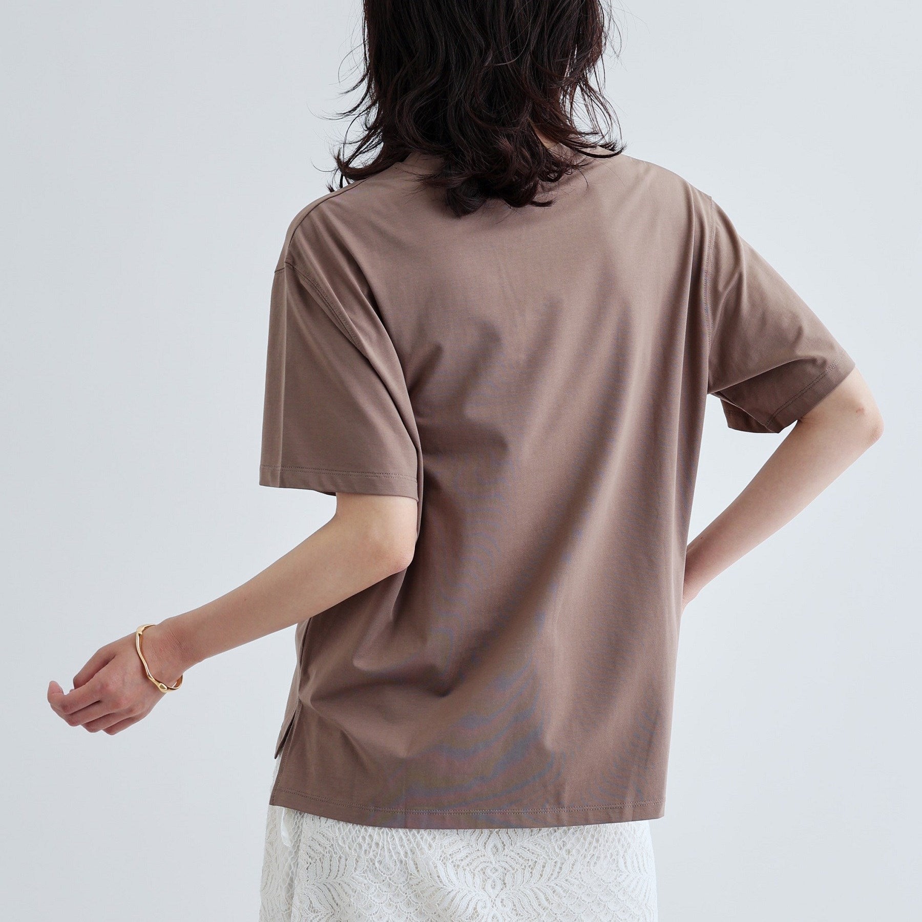 ギャレスト GALLEST 【接触冷感】箔プリントロゴTシャツ (ホワイト(001)) ホワイト(001)