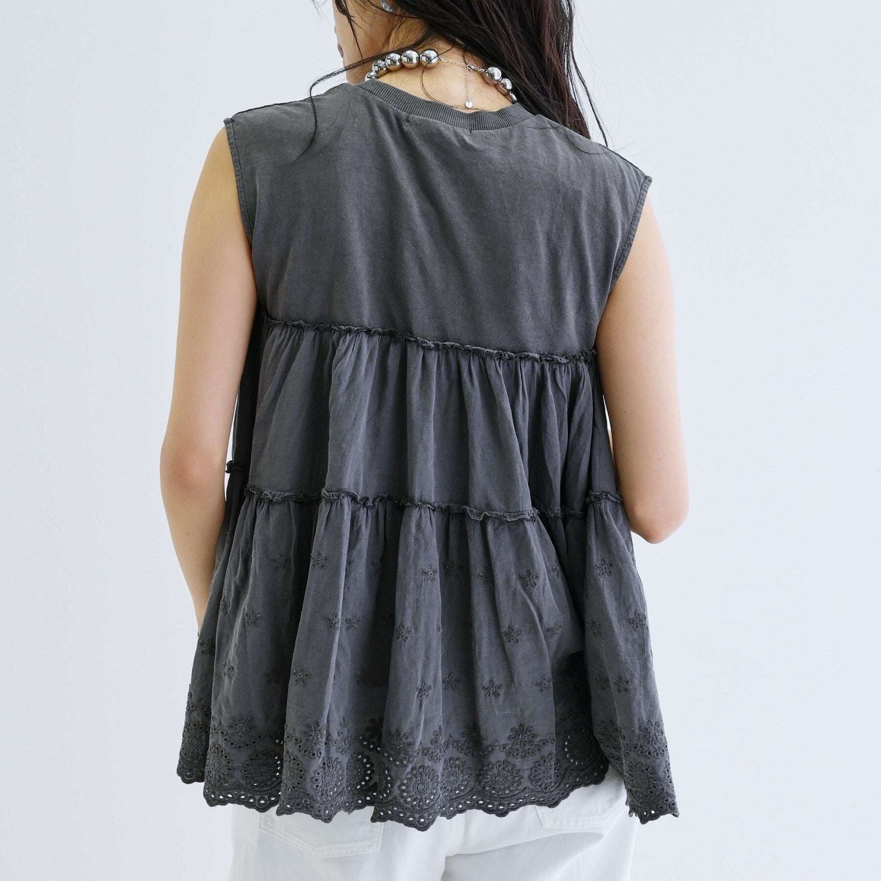 ギャレスト GALLEST ピグメントダイノースリーブカットソー (ミントグリーン(021)) ミントグリーン(021)