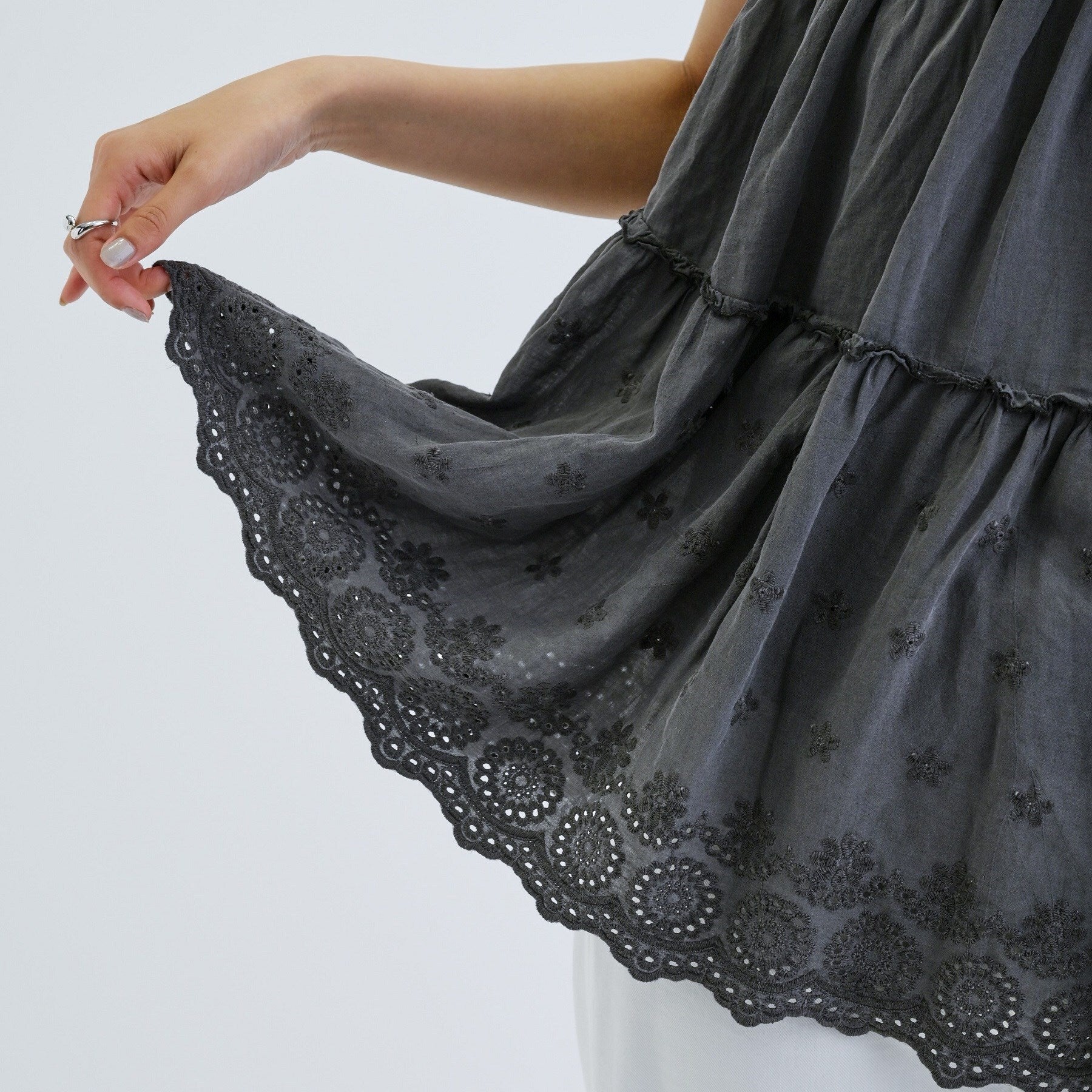 ギャレスト GALLEST ピグメントダイノースリーブカットソー (ミントグリーン(021)) ミントグリーン(021)