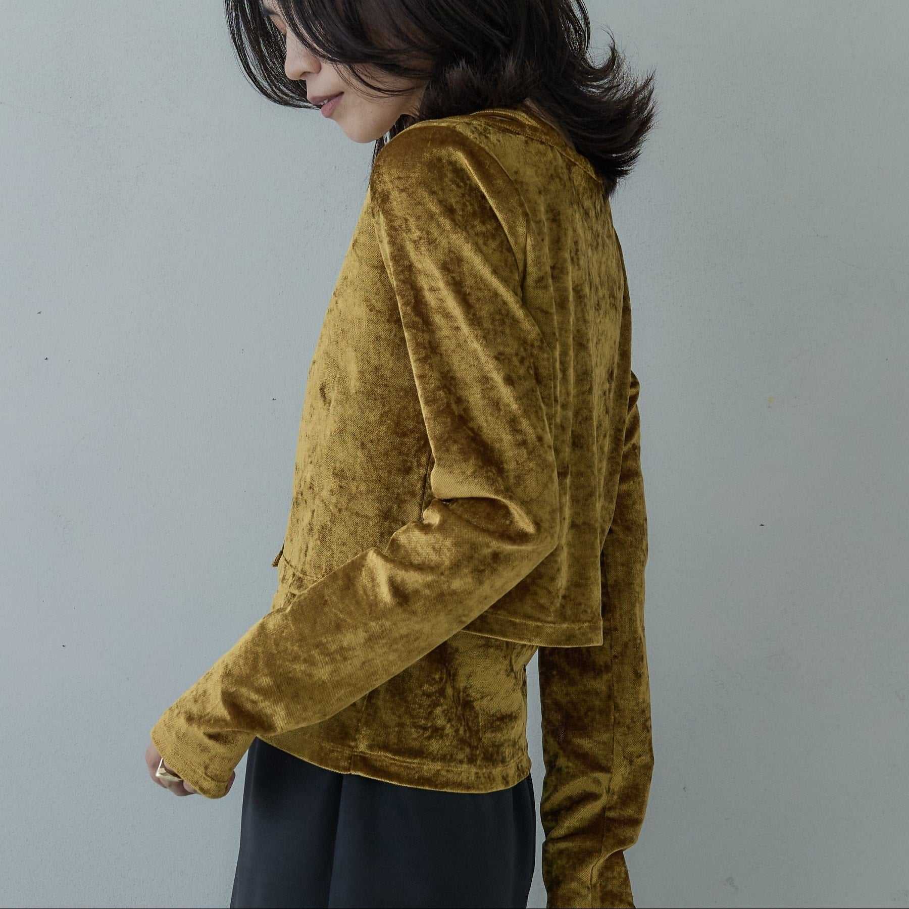 ギャレスト GALLEST チュールベロアアンサンブル (チャコールグレー(013)) チャコールグレー(013)