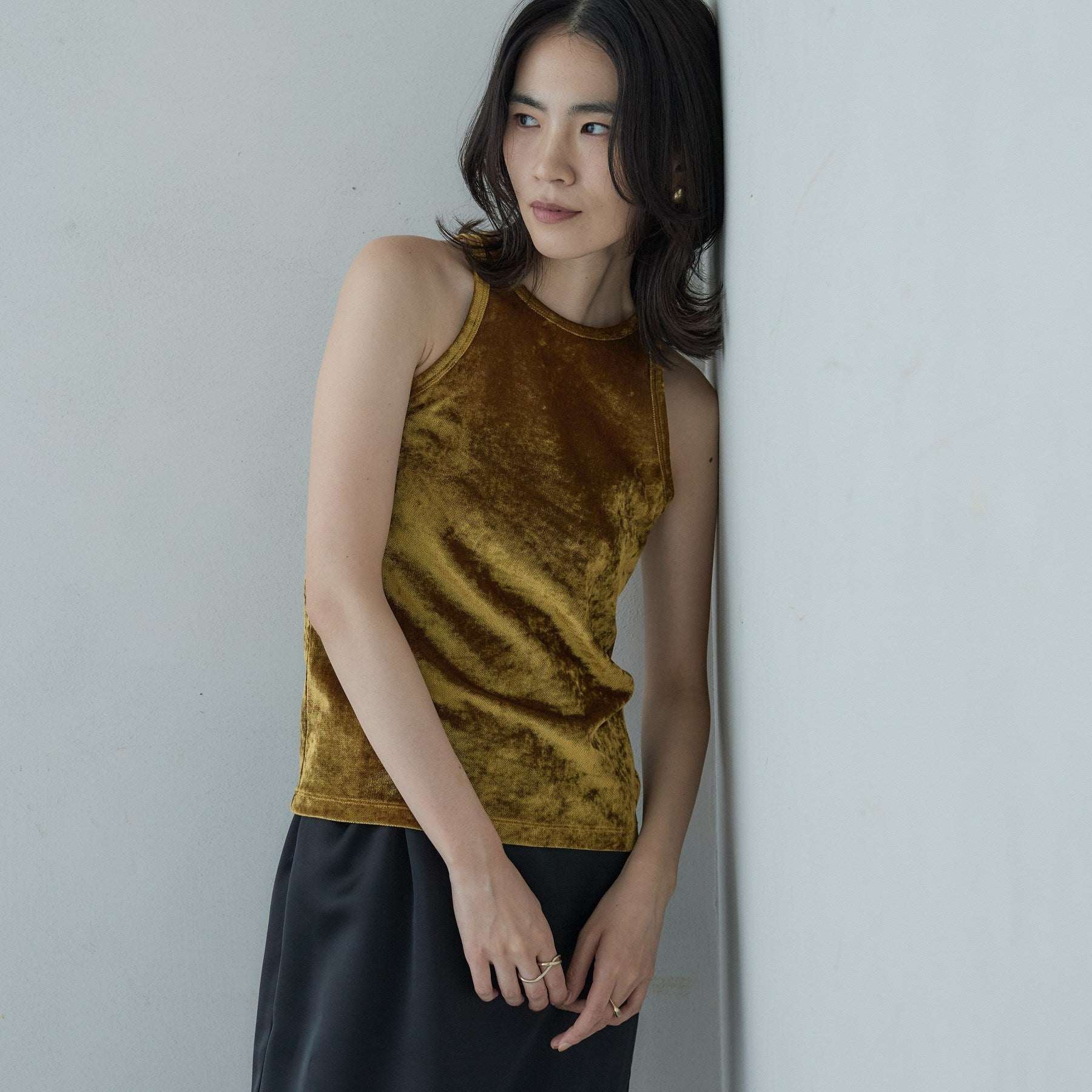 ギャレスト GALLEST チュールベロアアンサンブル (チャコールグレー(013)) チャコールグレー(013)