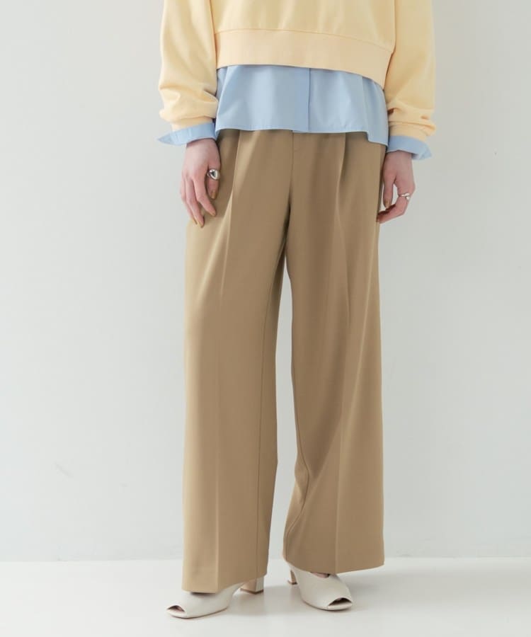 ギャレスト GALLEST Comfy SET UP｜イージーストレートワイドパンツ【セットアップ対応】 （ブラック(019)） ブラック(019)
