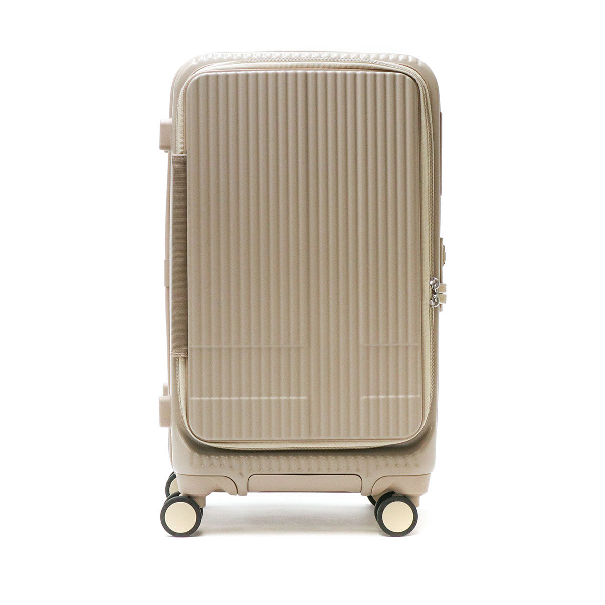 イノベーター innovator 正規品2年保証 スーツケース Mサイズ キャリーケース フロントオープン 軽量 ストッパー付き 静音 TSAロック 4~5泊 Extreme Journey 45L Middle INV550DOR(CafeLatte) CafeLatte