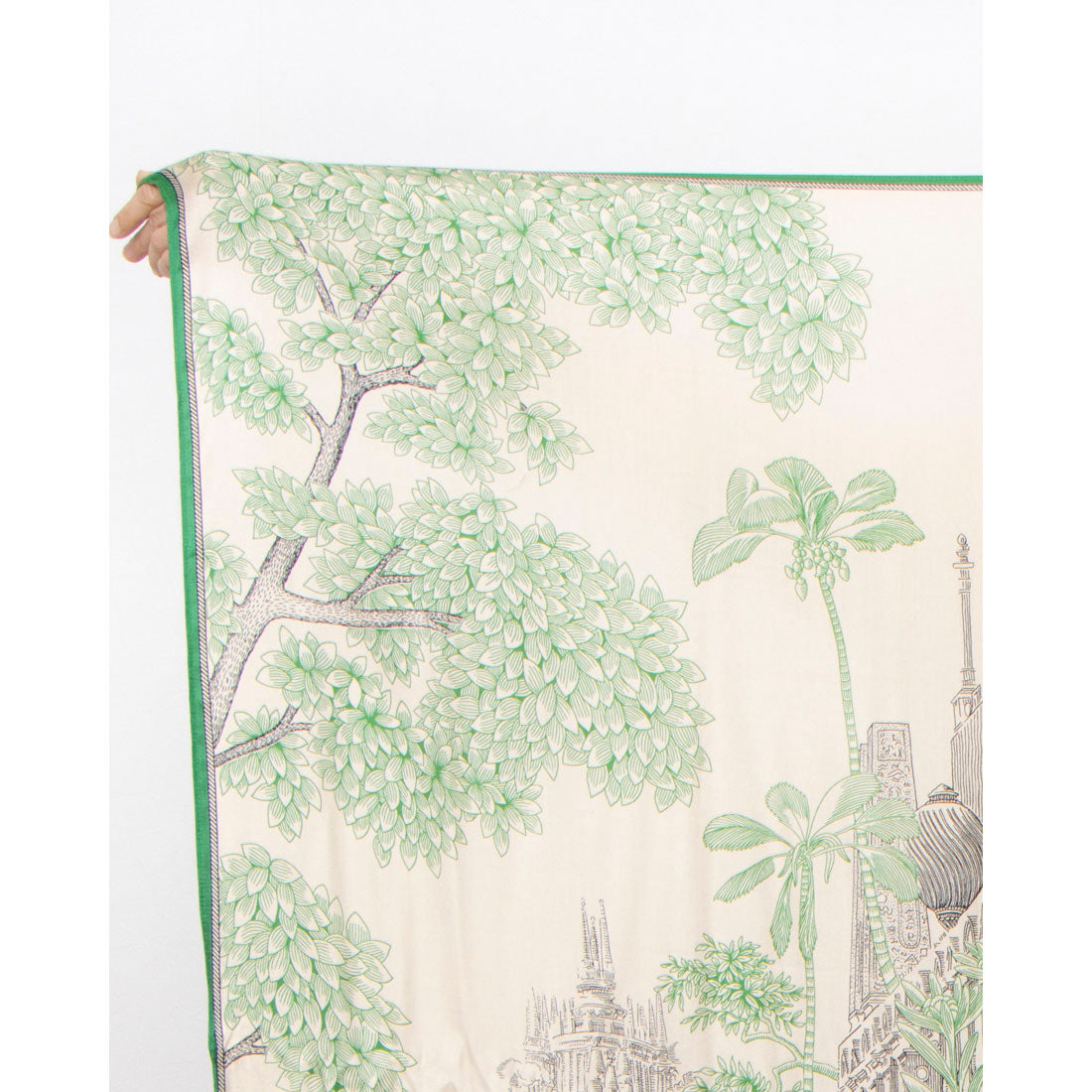 イヌイエディションズ INOUI EDITIONS 春夏ストール (GREEN) GREEN