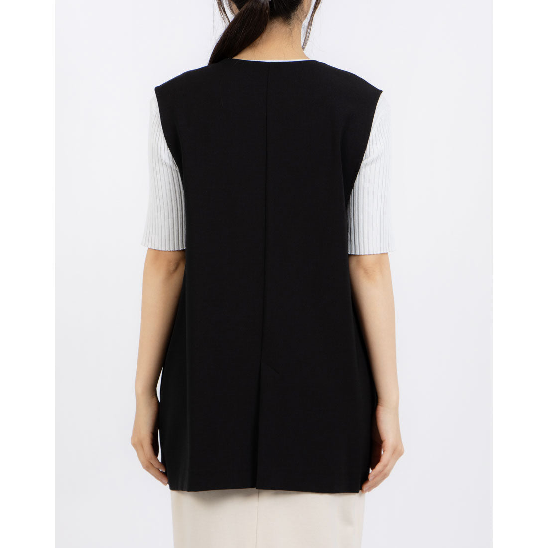 インタープラネット INTERPLANET 【CLOCHE】接触冷感ダブルベスト (ブラック) ブラック