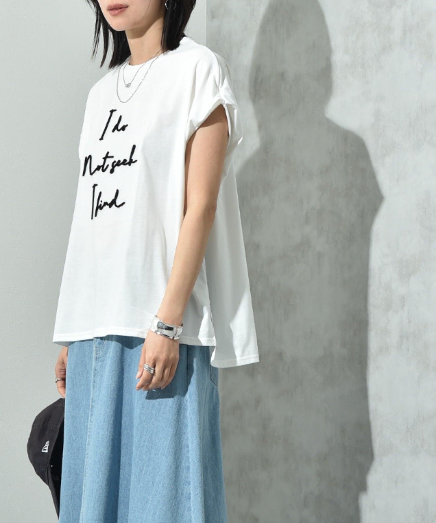 インタープラネット INTERPLANET TC天竺歯ブラシ刺繍ロゴT (ブラック) ブラック