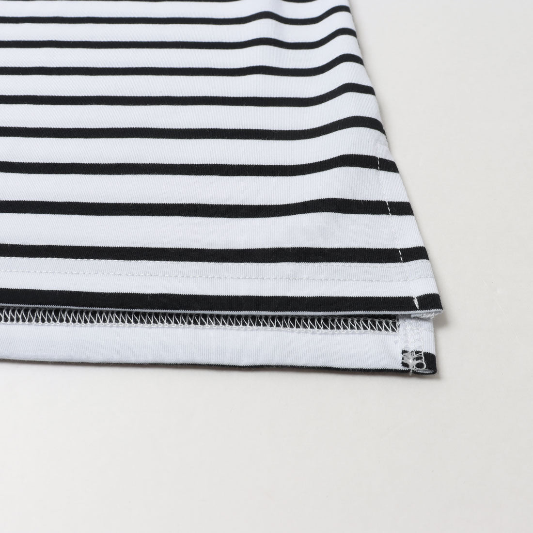 インタープラネット INTERPLANET ベア天ボーダークルーネックフレンチプルオーバー (ボーダー ブラック) ボーダー ブラック