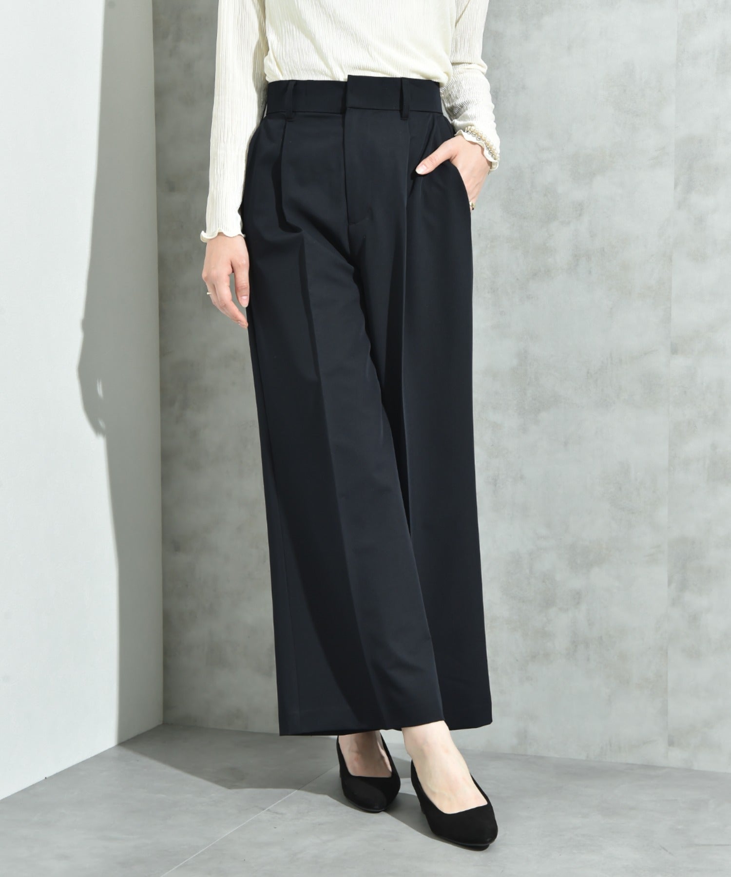 インタープラネット INTERPLANET T/Rサイロ2WAYツイルパンツ (ネイビー) ネイビー