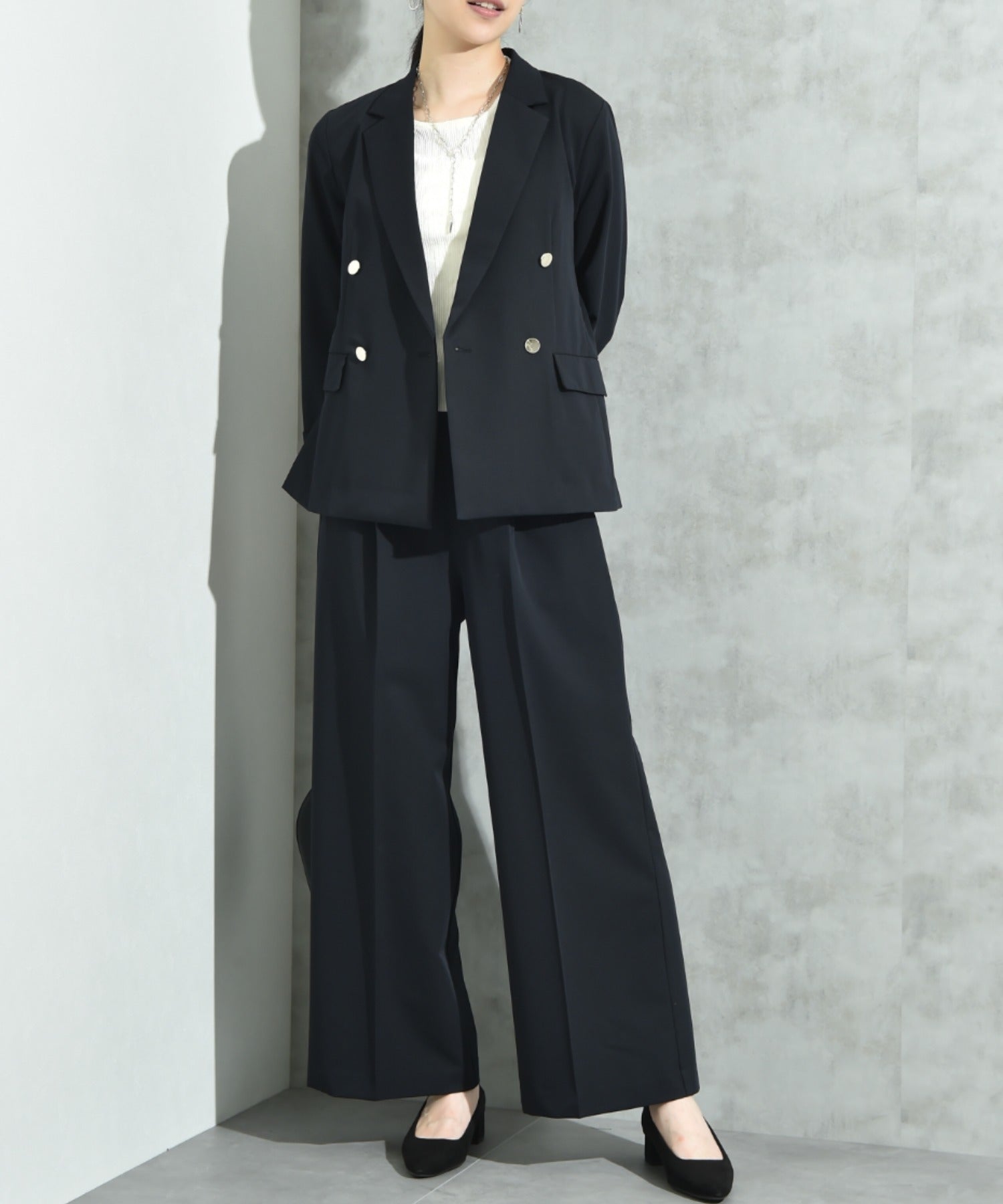 インタープラネット INTERPLANET T/Rサイロ2WAYツイルパンツ (ネイビー) ネイビー