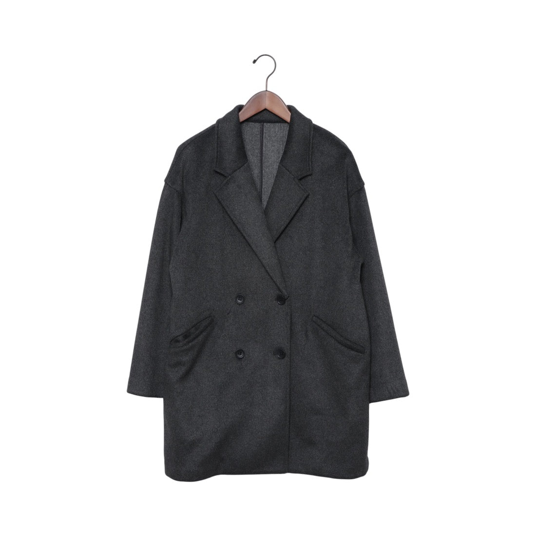 インタープラネット INTERPLANET ニットビーバーピーコート (グレー) グレー