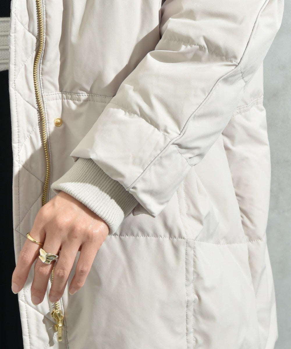 インタープラネット INTERPLANET ストレッチフードミドルピュアダウン (グレージュ) グレージュ