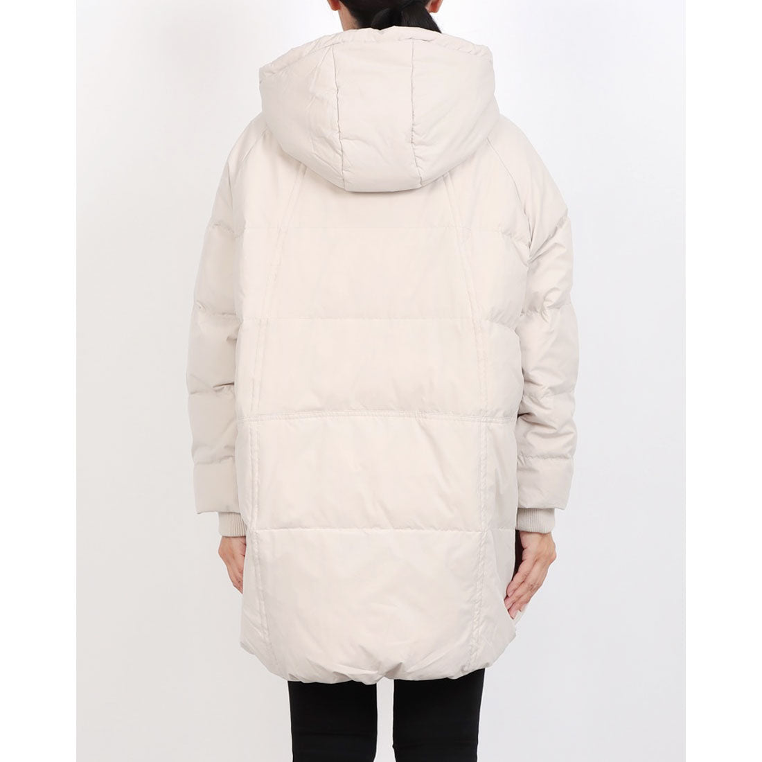 インタープラネット INTERPLANET ストレッチフードミドルピュアダウン (グレージュ) グレージュ