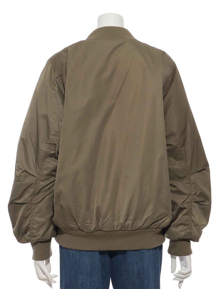 インタープラネット INTERPLANET Eツイル*ボアリバーシブルMAー1ブルゾン