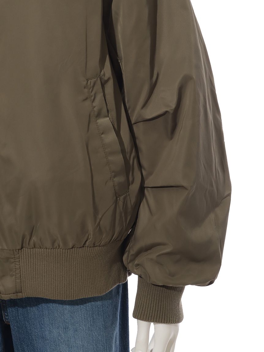 インタープラネット INTERPLANET Eツイル*ボアリバーシブルMAー1ブルゾン