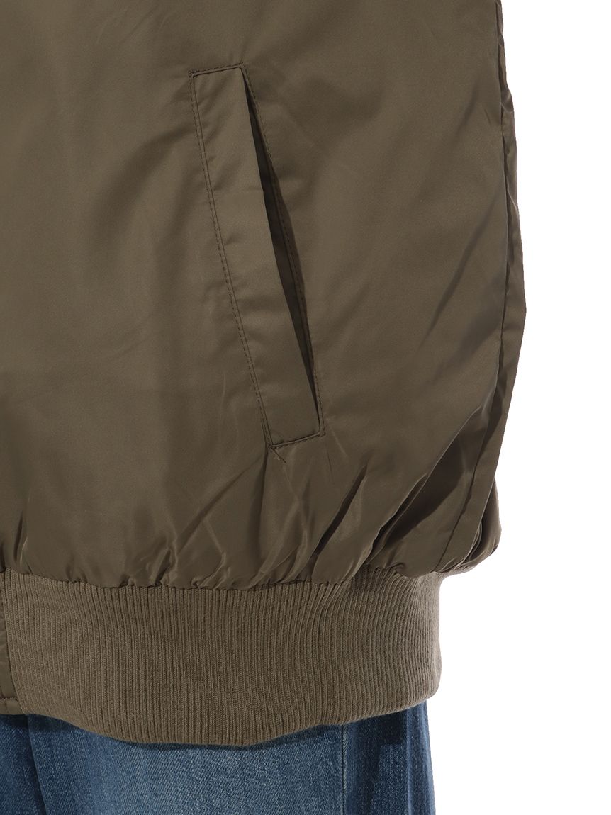 インタープラネット INTERPLANET Eツイル*ボアリバーシブルMAー1ブルゾン