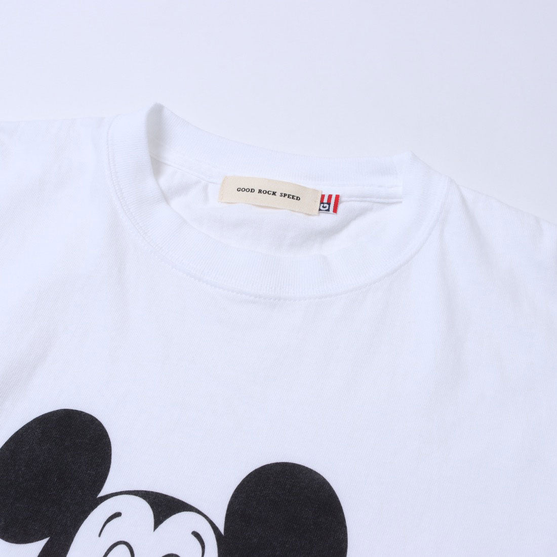 グッドロックスピード GOOD ROCK SPEED Disney / Mickey Mouse ミッキーマウス / Tシャツ (ホワイト) ホワイト