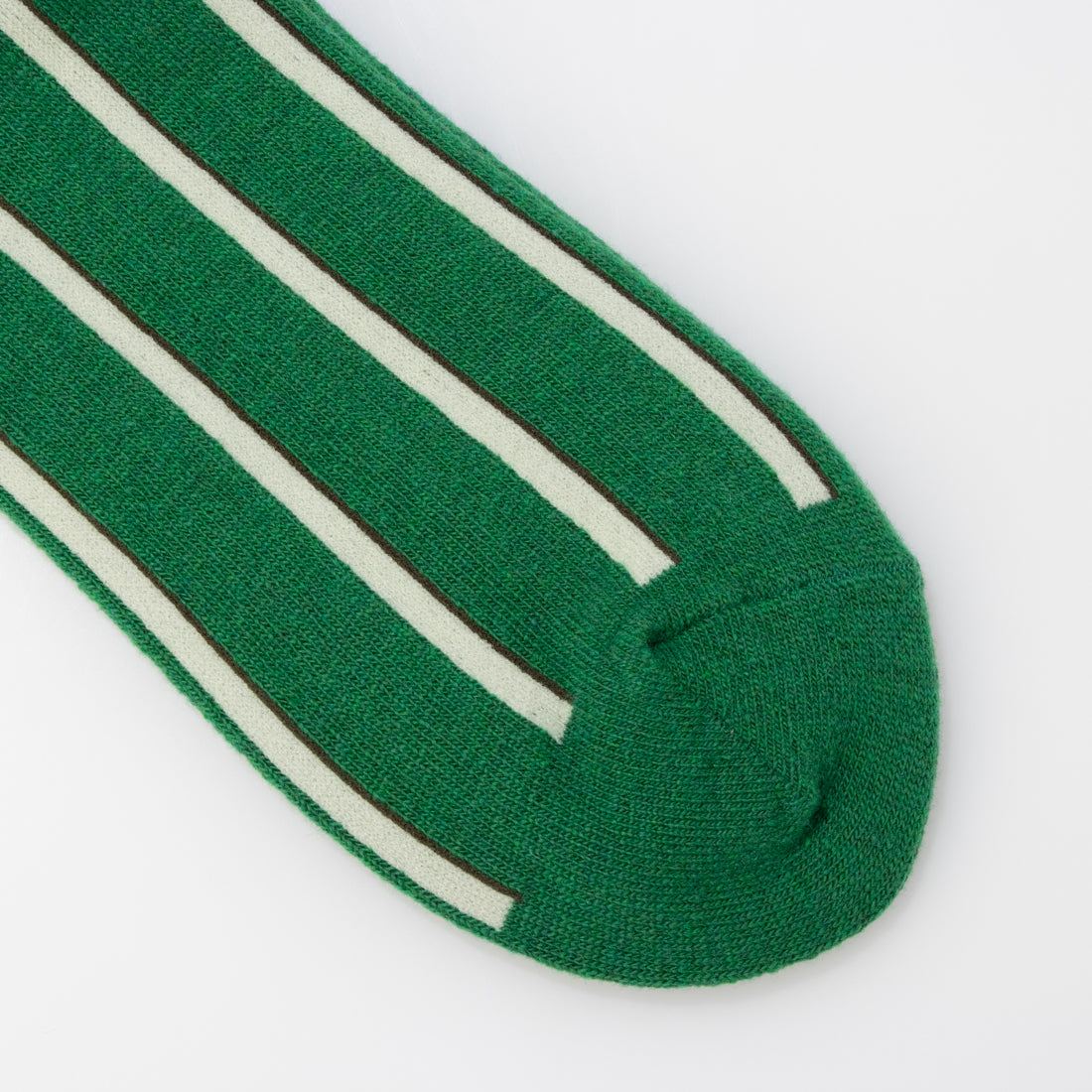 マルコモンド MARCOMONDE ストライプソックス SC25A-009 ”Turkey” pattern 09 靴下 ソックス (グリーン) グリーン