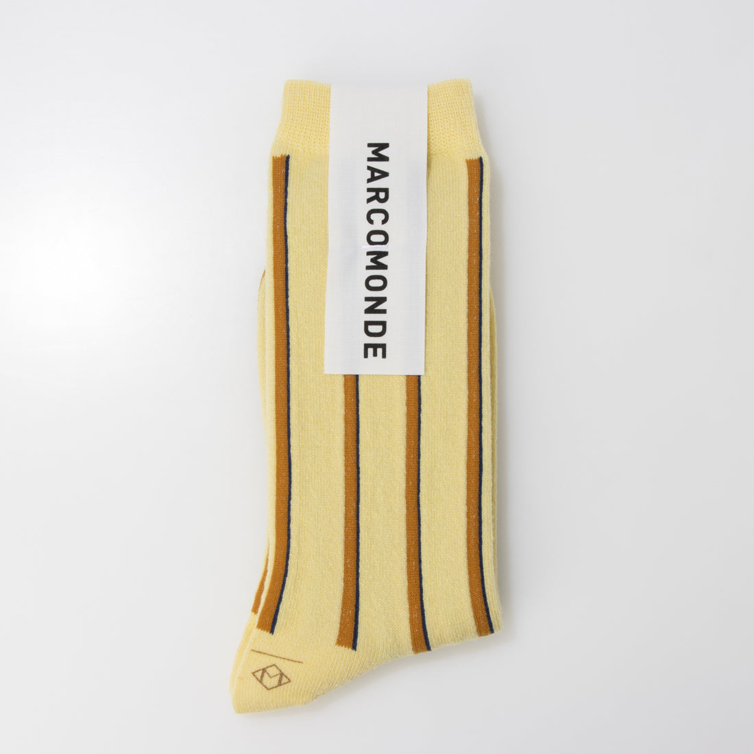マルコモンド MARCOMONDE ストライプソックス SC25A-009 ”Turkey” pattern 09 靴下 ソックス (ライトイエロー) ライトイエロー
