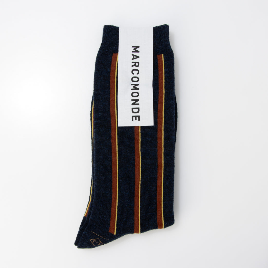 マルコモンド MARCOMONDE ストライプソックス SC25A-009 ”Turkey” pattern 09 靴下 ソックス (ネイビー) ネイビー
