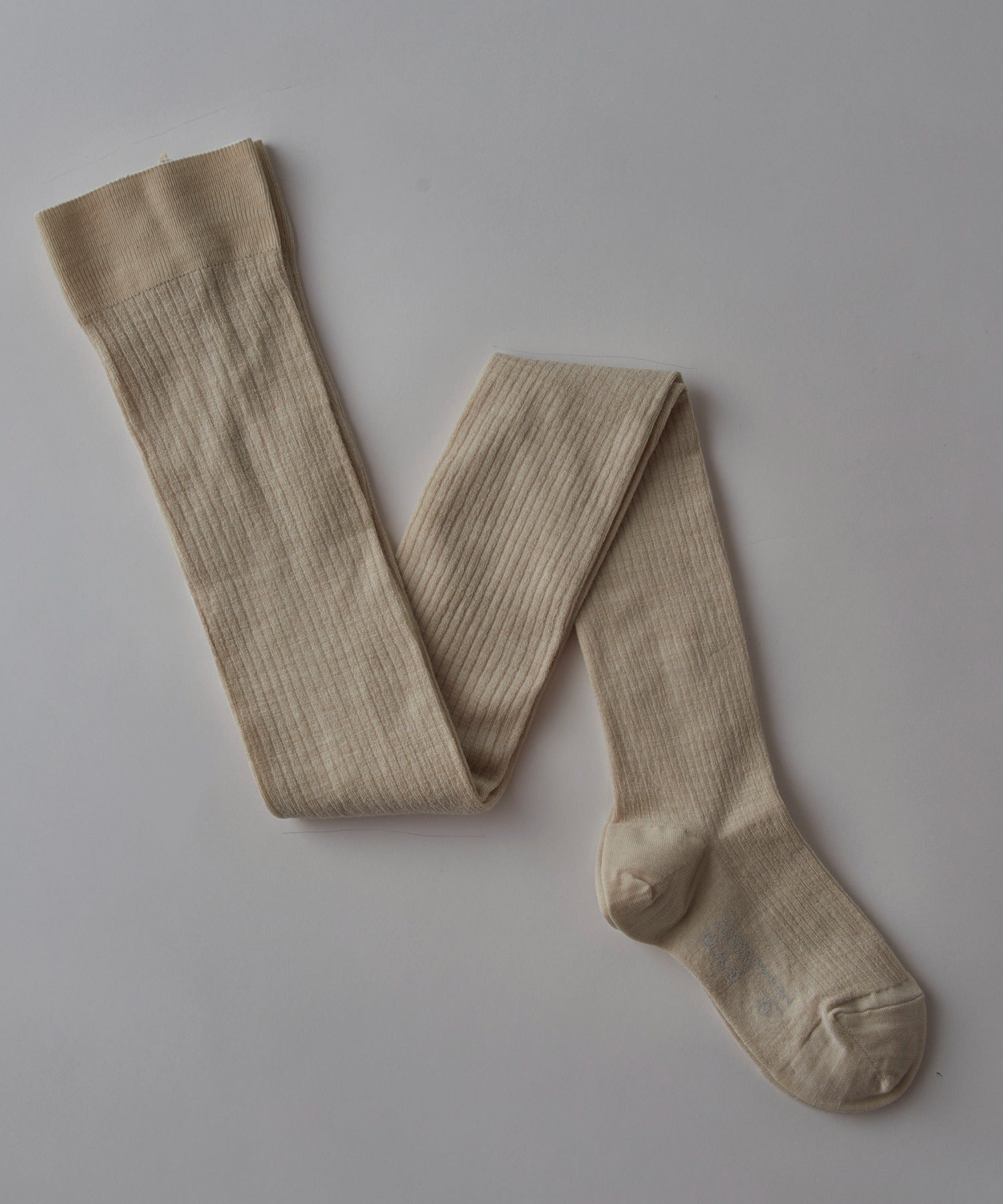 マルコモンド MARCOMONDE wool wide ribbed tights 240N5/1W-T 靴下 ソックス (アイボリー) アイボリー