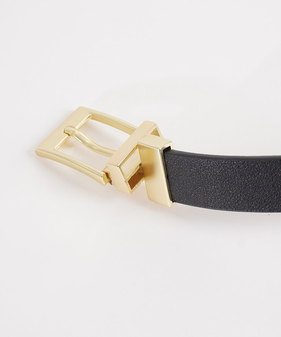 イズアミュレット is amulet. リバーシブルベルト (ブラック) ブラック