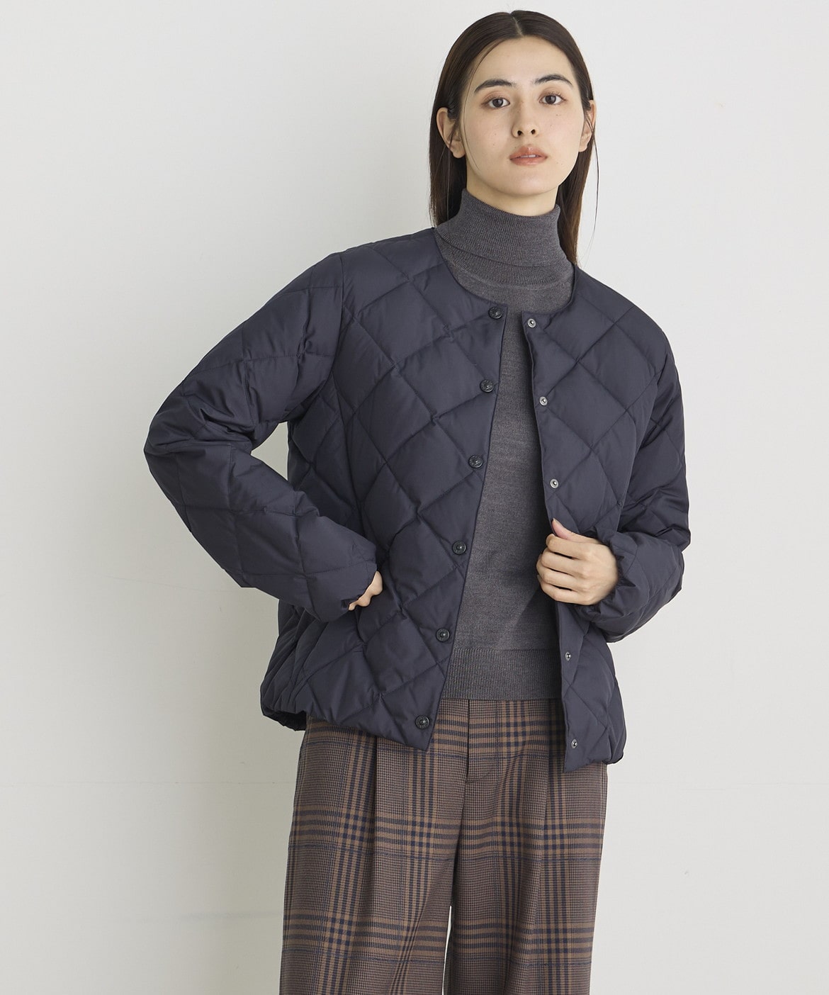 イッツインターナショナル I.T.'S. international ウォッシャブルウールベーシックタートルネックニット《HARMONY》 (ブラック) ブラック