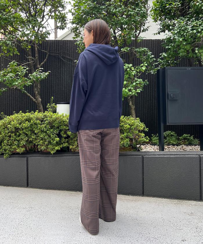 イッツインターナショナル I.T.'S. international ニットパーカー《オーガニックエアーコットン》 (ネイビー) ネイビー
