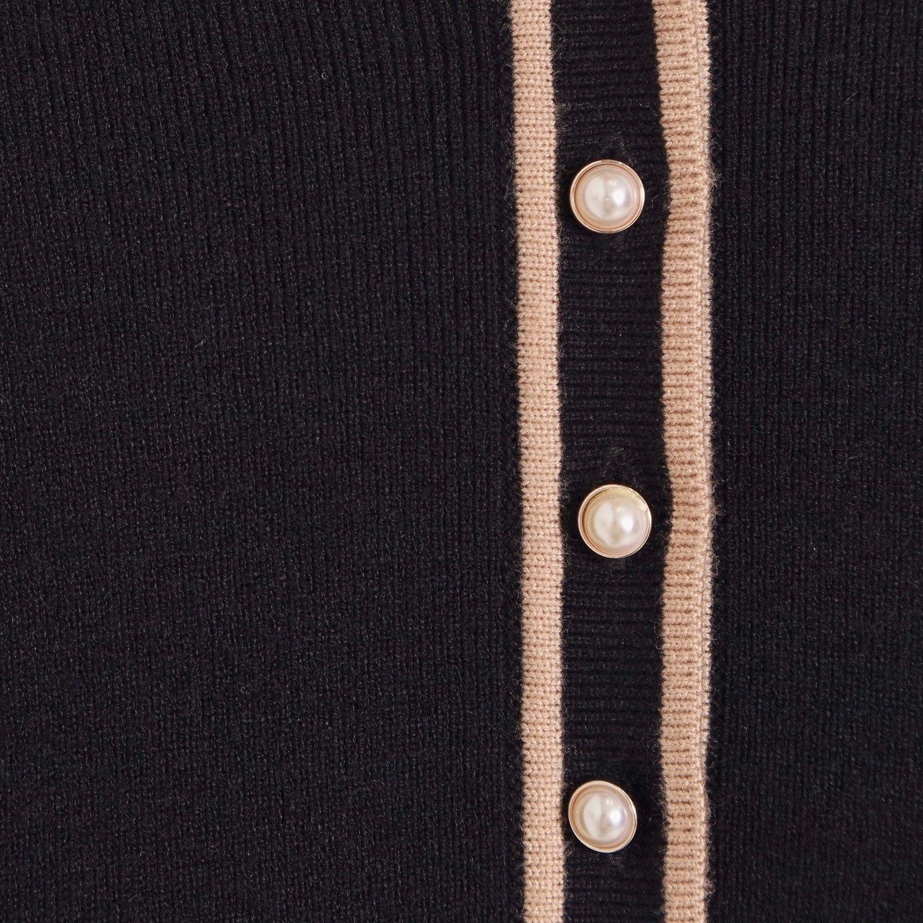 イッツデモ ITS'DEMO ポロ衿ニットフレアワンピース (ブラック(019)) ブラック(019)