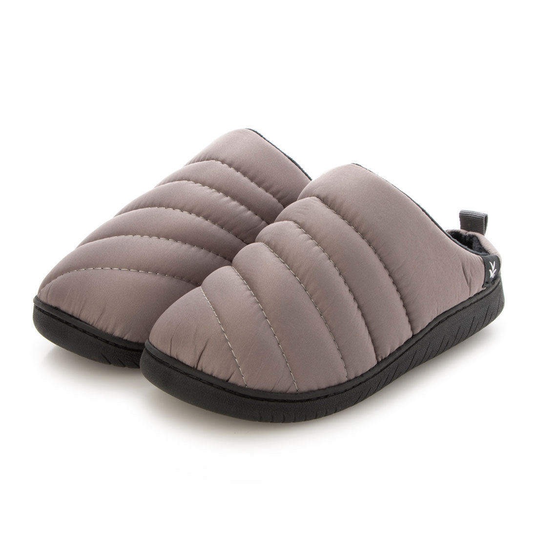 イタリコ ITALICO VASTVIGOR ふかふか あったか ダウンスリッポンサンダル,グレー