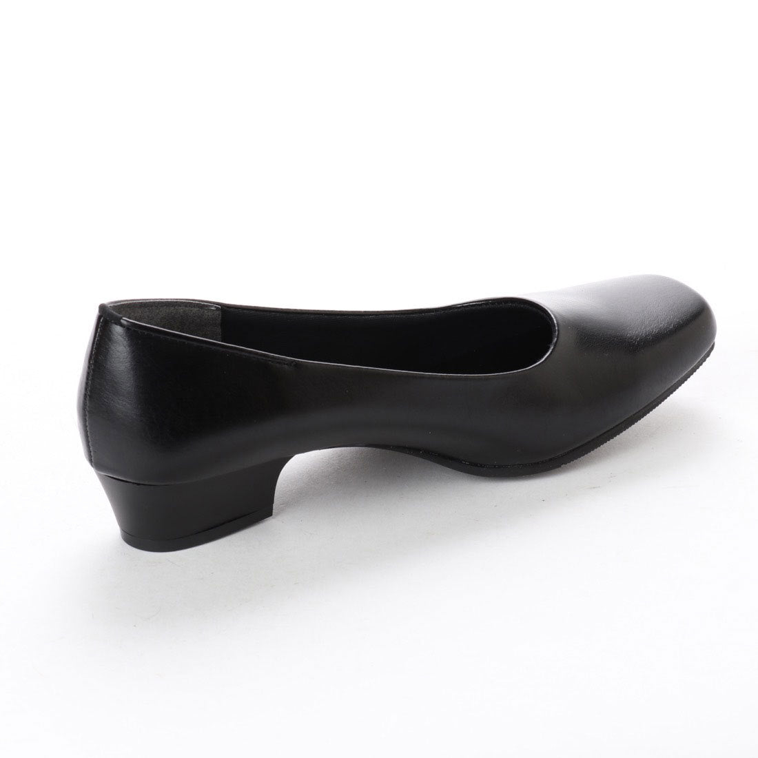 イタリコ ITALICO 日本製 楽ちん3cmローヒール スクエア プレーン3E パンプス