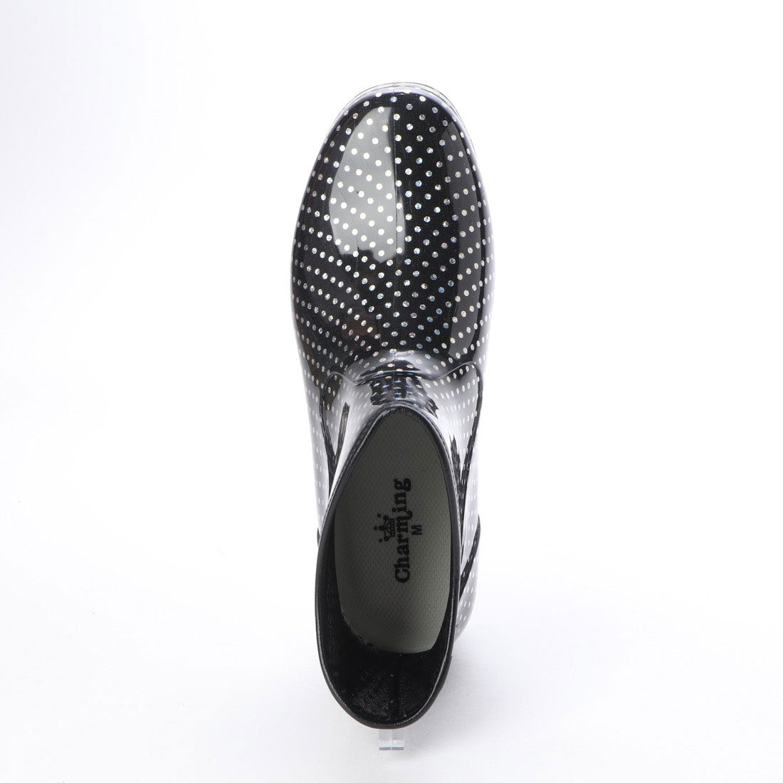 イタリコ ITALICO 日本製楽チン ローヒール 防水 ラバーレインシューズ