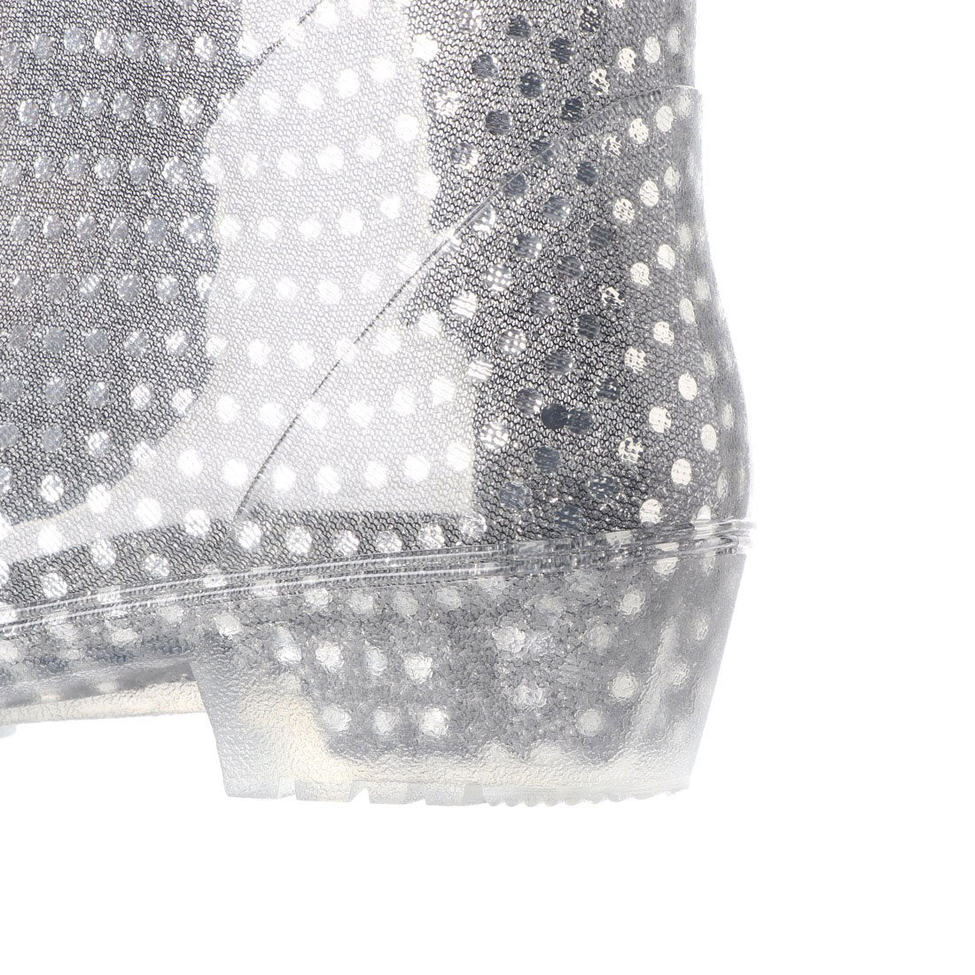 Italico日本音樂下巴低跟鞋防水橡膠鞋