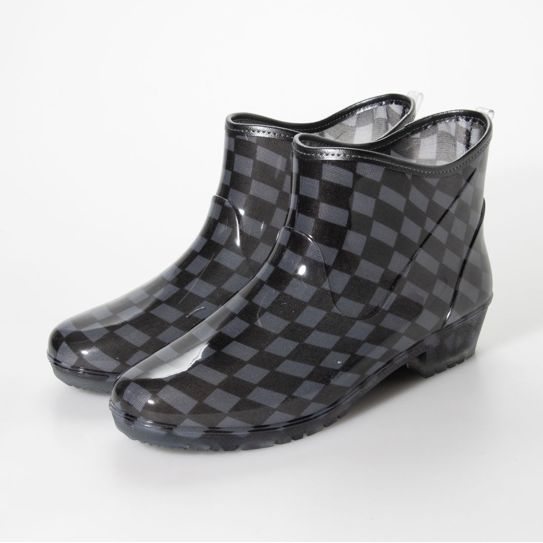 イタリコ ITALICO 日本製楽チン ローヒール 防水 ラバーレインシューズ,一松